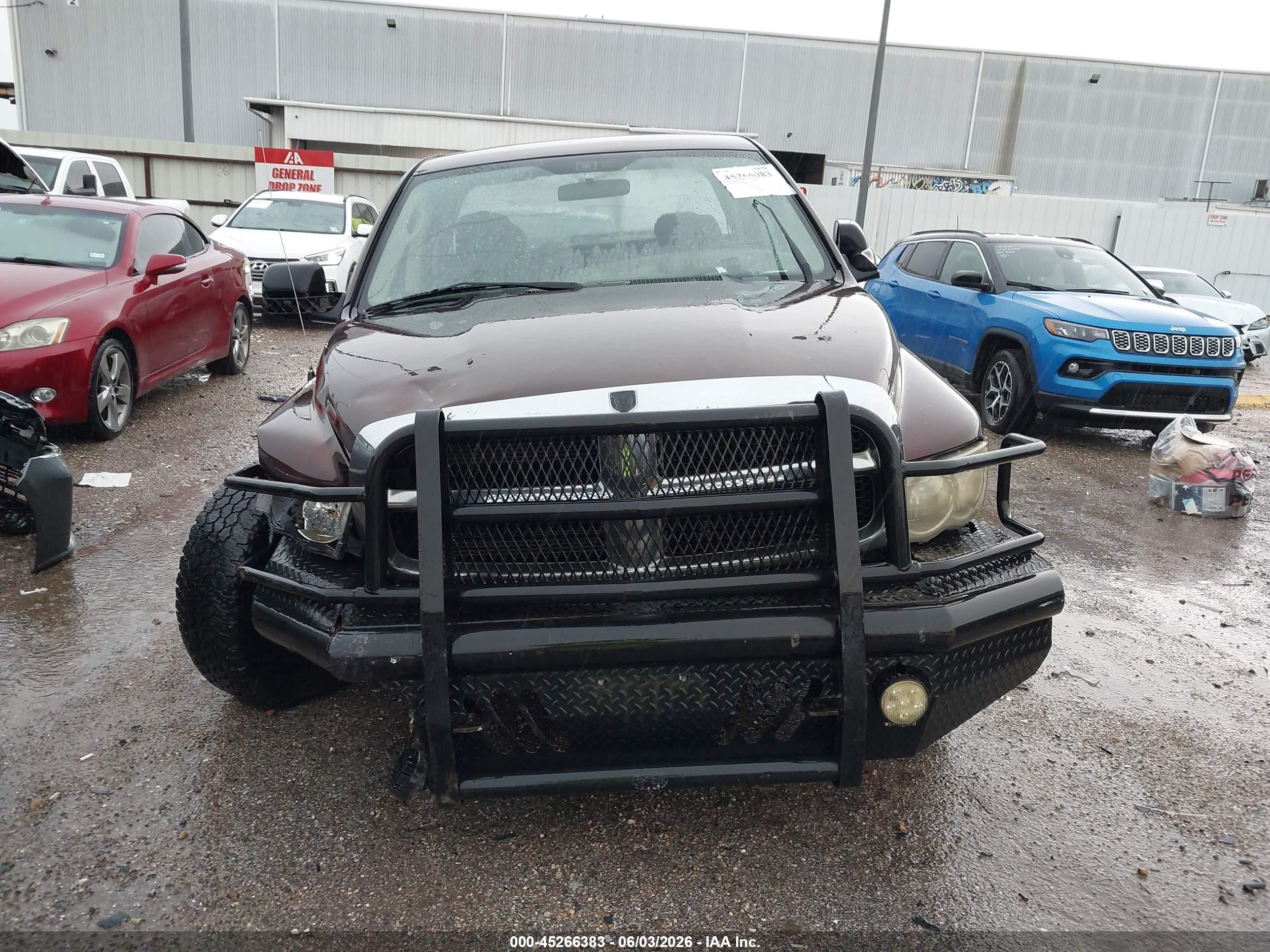 2004 Dodge Ram 2500 St Темно-бордовый vin: 3D7KA28D84G174835