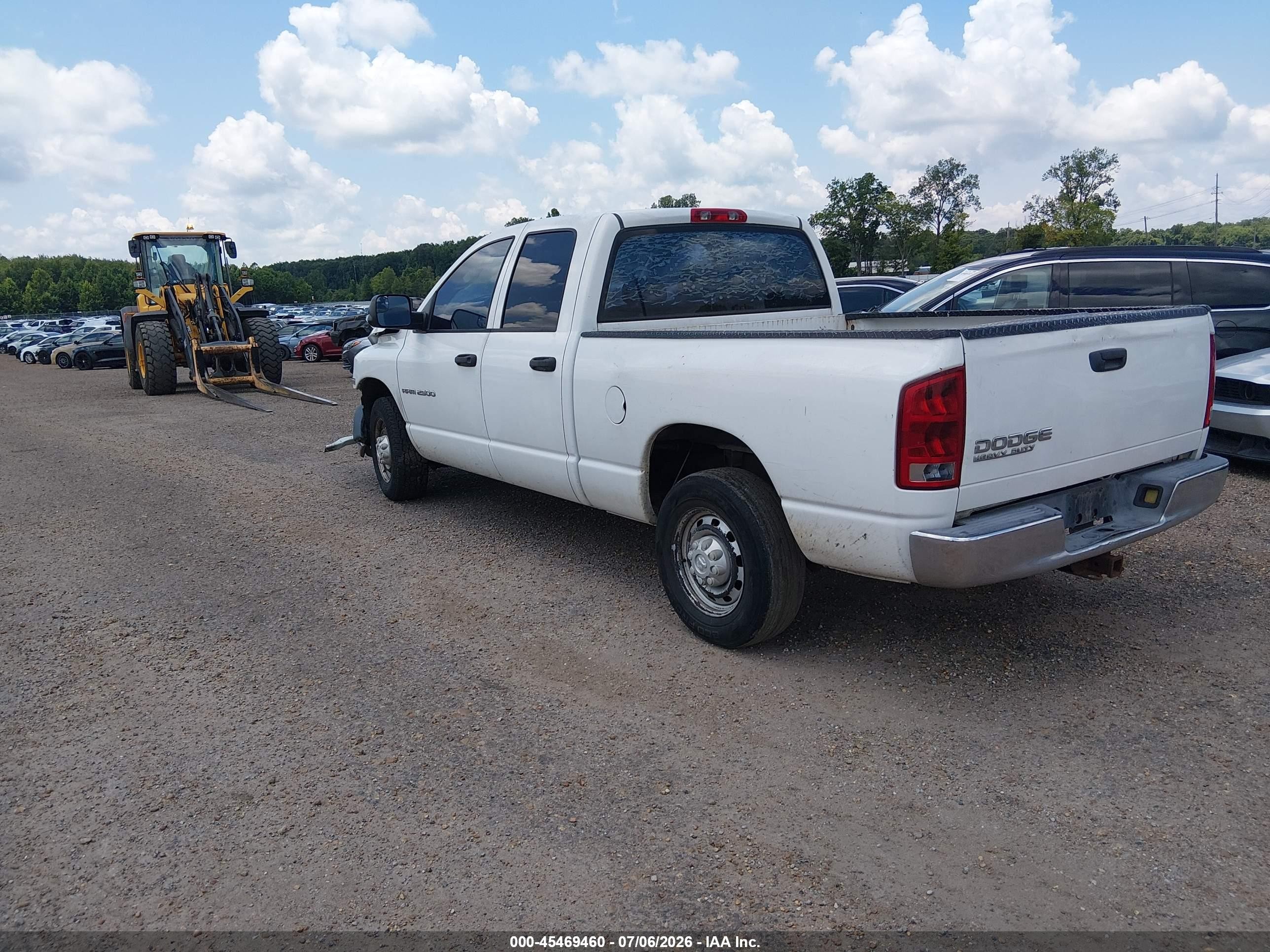 2004 Dodge Ram 2500 St White vin: 3D7KA28D84G235634