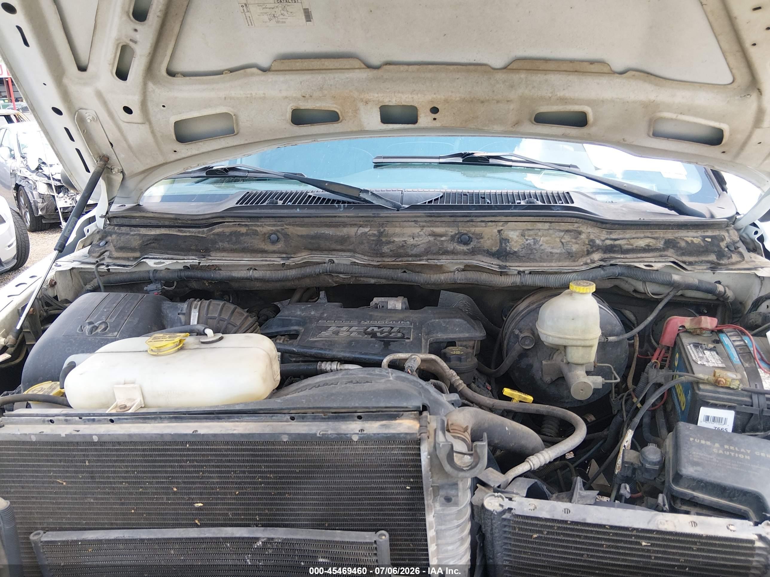 2004 Dodge Ram 2500 St White vin: 3D7KA28D84G235634
