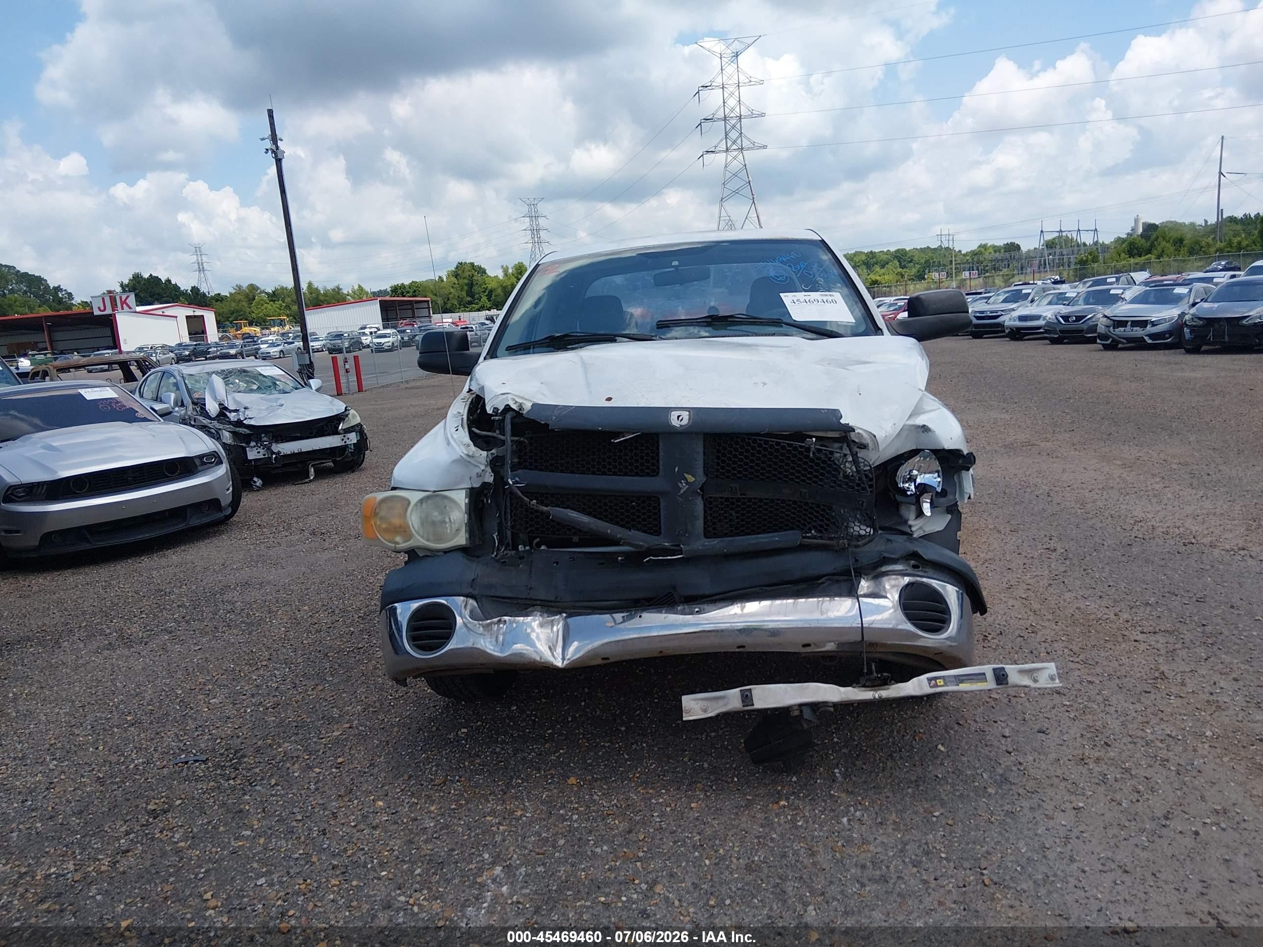 2004 Dodge Ram 2500 St White vin: 3D7KA28D84G235634