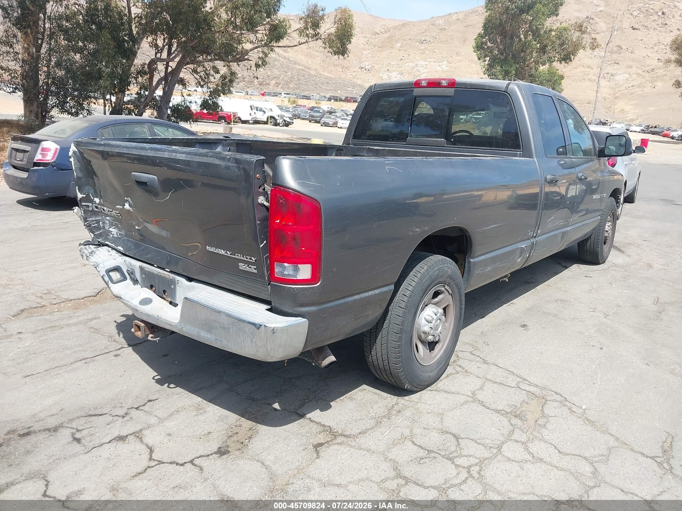 2003 Dodge Ram 2500 Slt/laramie/st Gray vin: 3D7KA28D93G753184