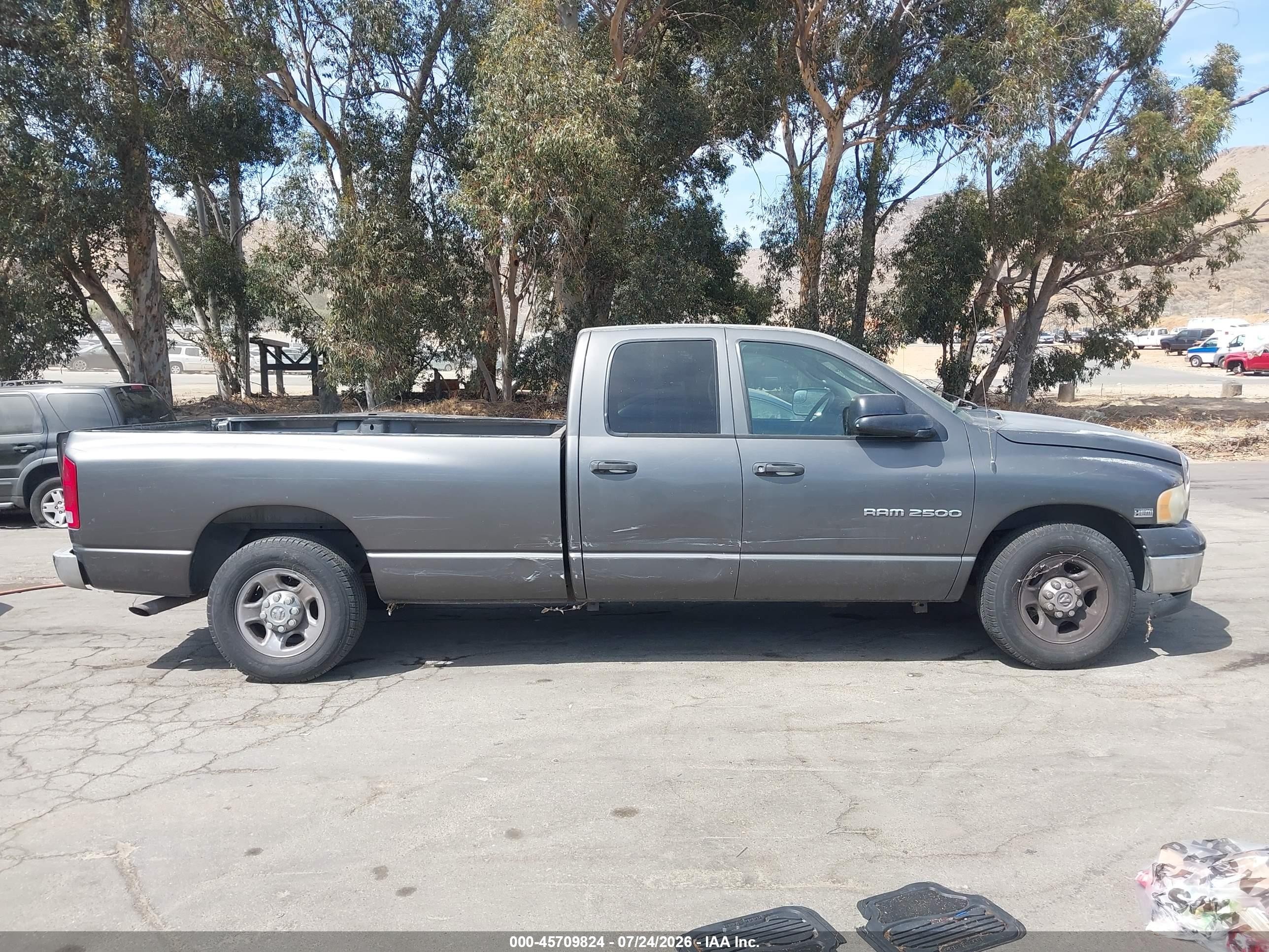2003 Dodge Ram 2500 Slt/laramie/st Gray vin: 3D7KA28D93G753184