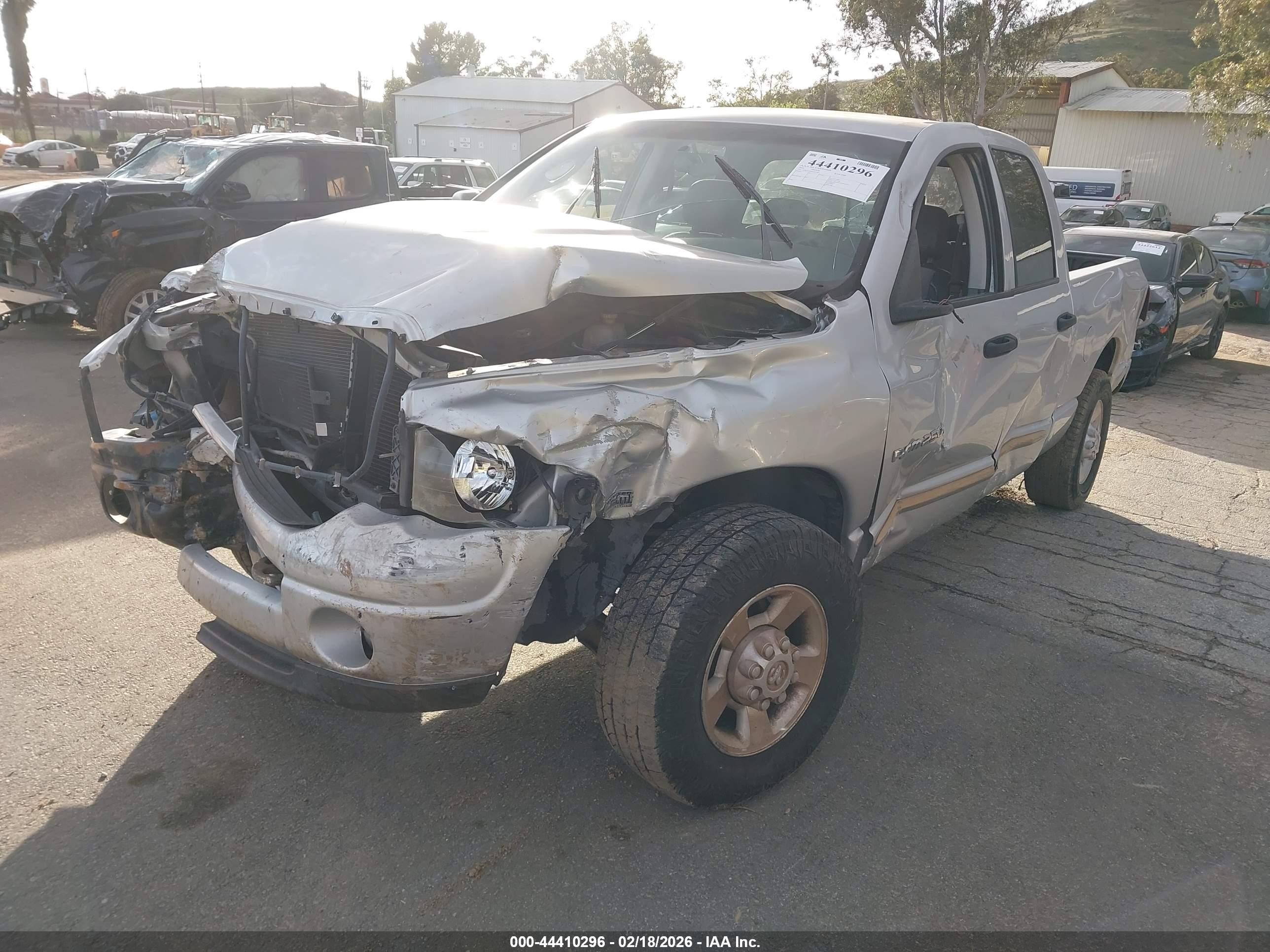 2004 Dodge Ram 2500 Slt/laramie Silver vin: 3D7KA28D94G173841