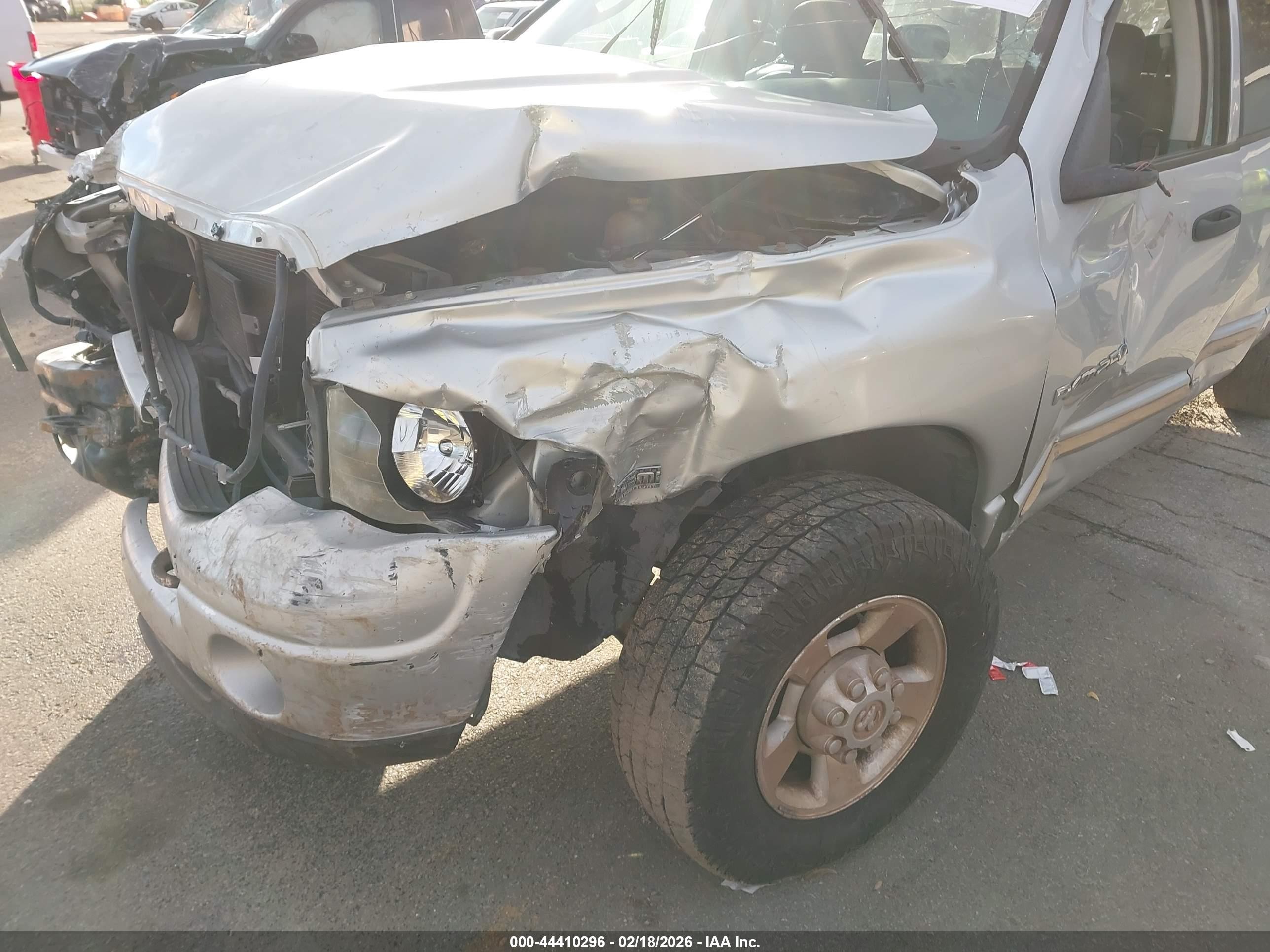 2004 Dodge Ram 2500 Slt/laramie Silver vin: 3D7KA28D94G173841