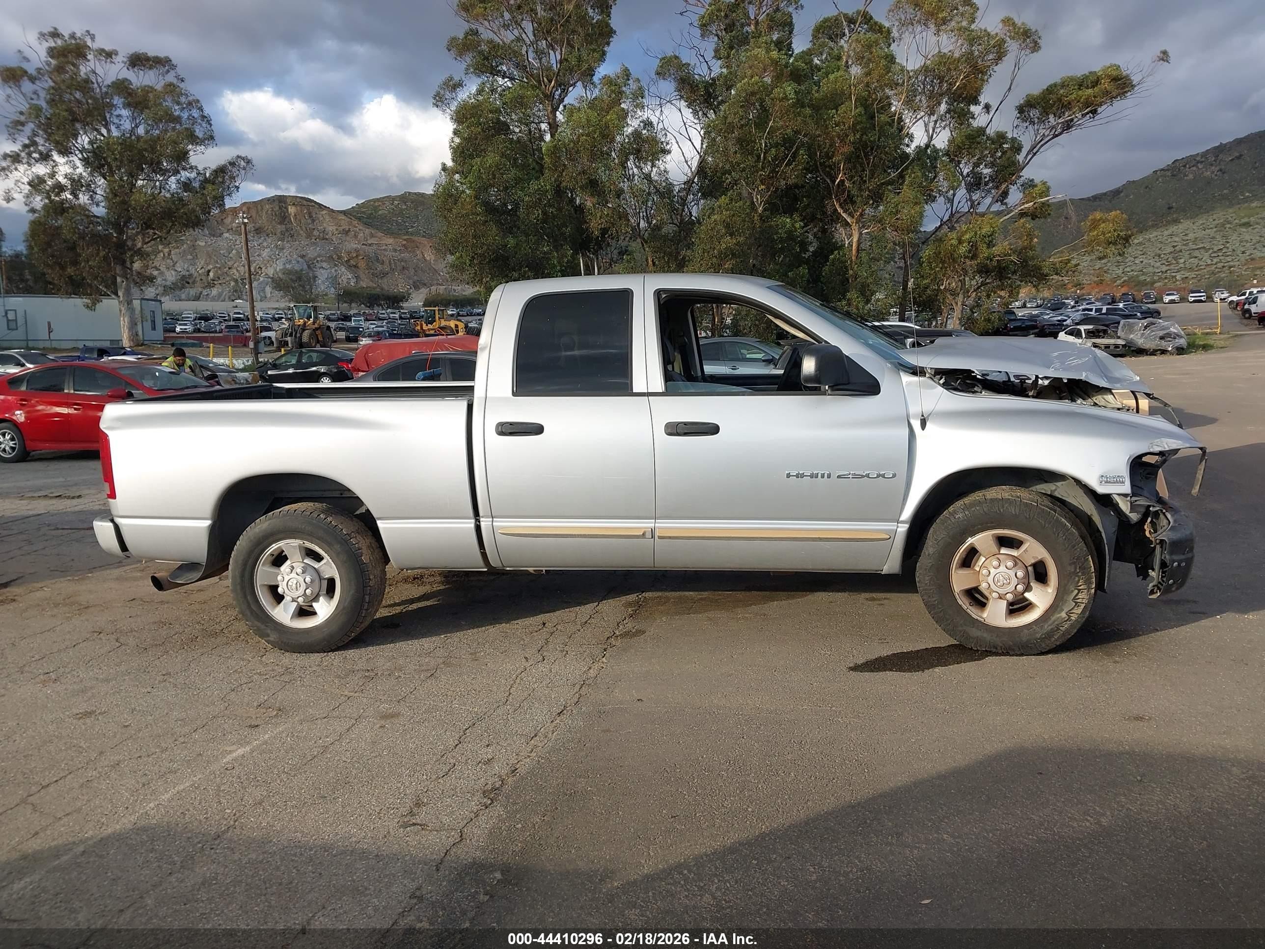 2004 Dodge Ram 2500 Slt/laramie Silver vin: 3D7KA28D94G173841