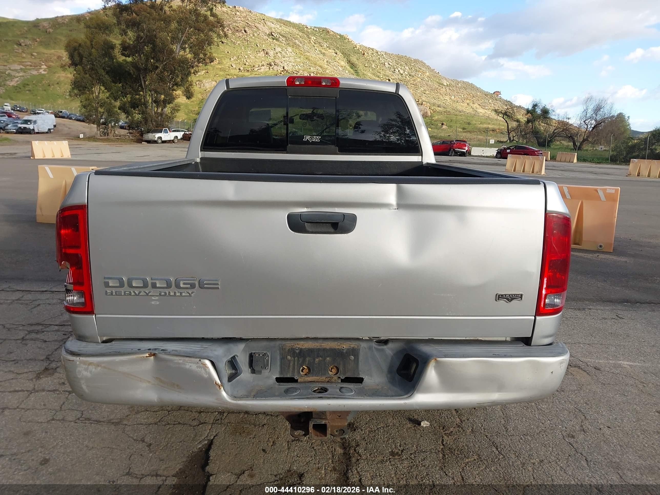 2004 Dodge Ram 2500 Slt/laramie Silver vin: 3D7KA28D94G173841