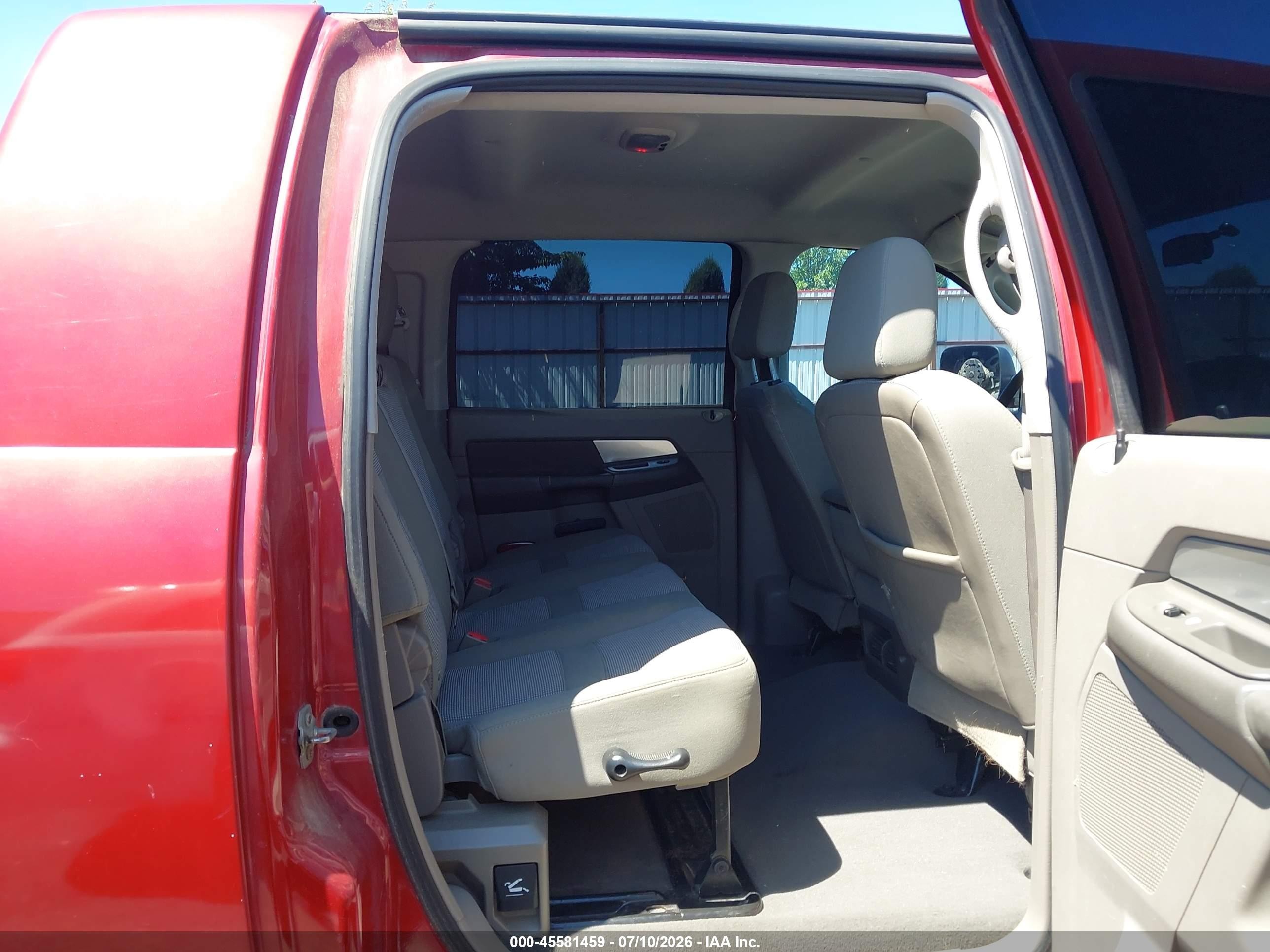 2007 Dodge Ram 1500 Slt Красный vin: 3D7KR19D27G809019