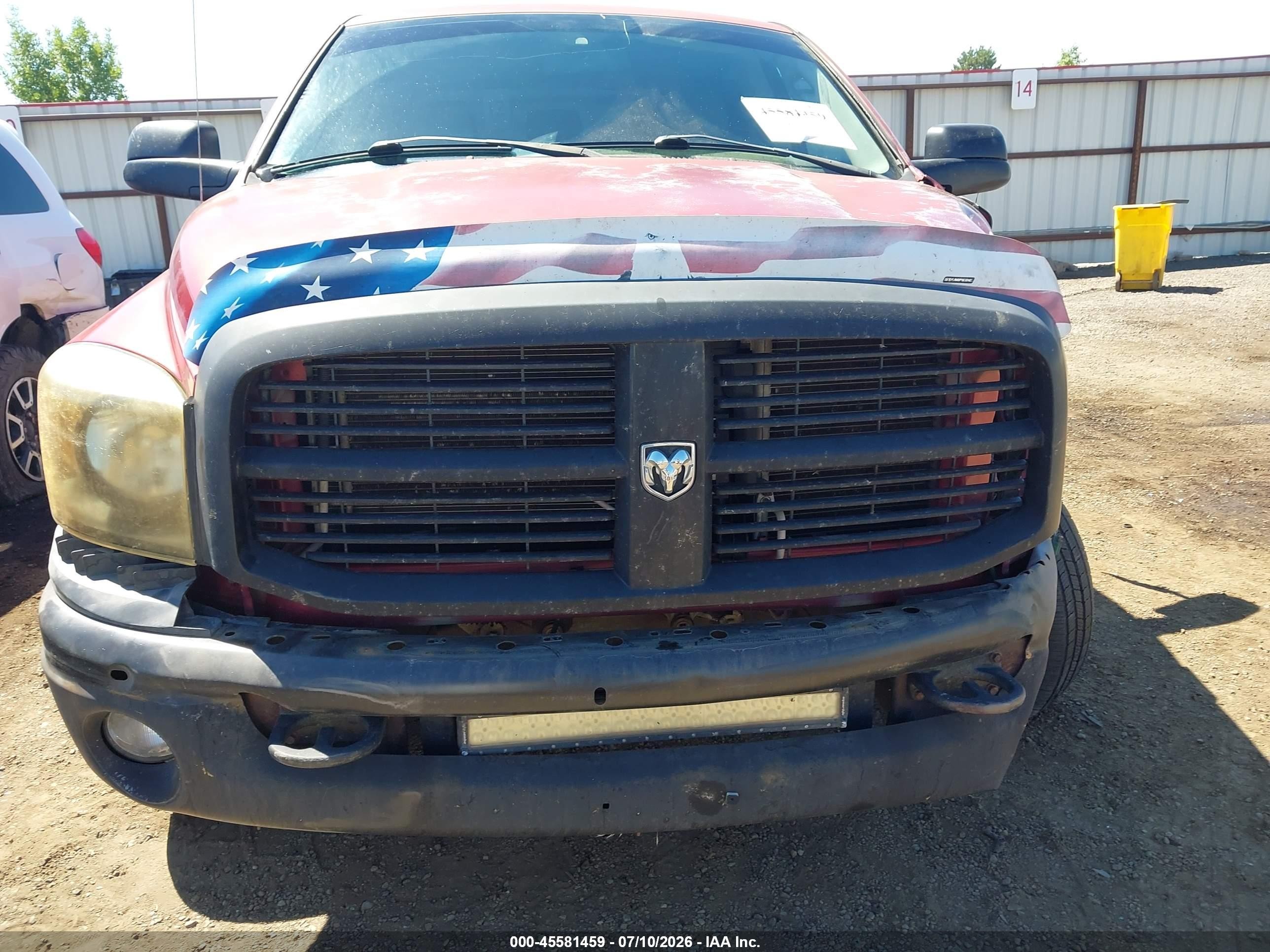 2007 Dodge Ram 1500 Slt Красный vin: 3D7KR19D27G809019