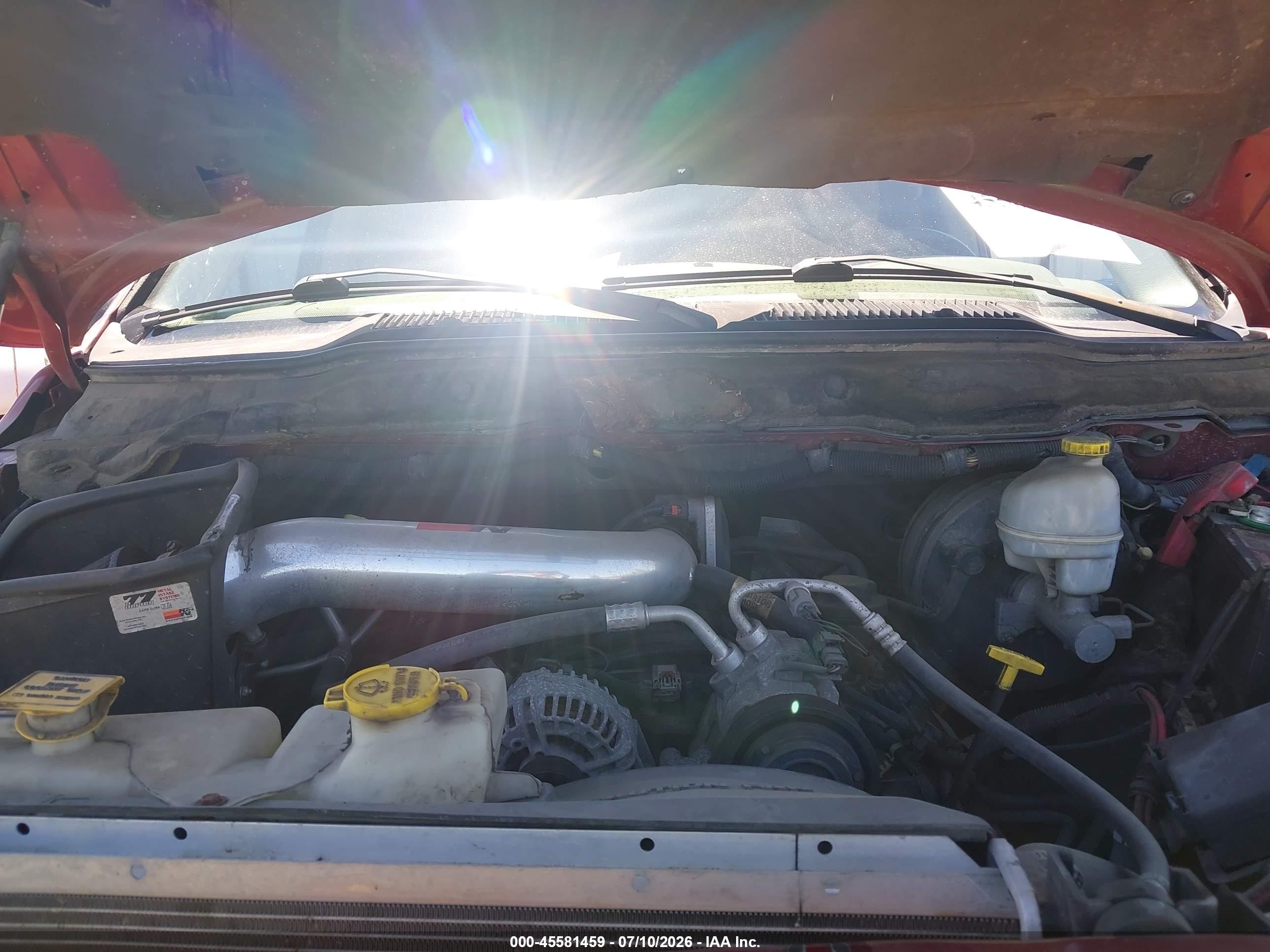 2007 Dodge Ram 1500 Slt Красный vin: 3D7KR19D27G809019