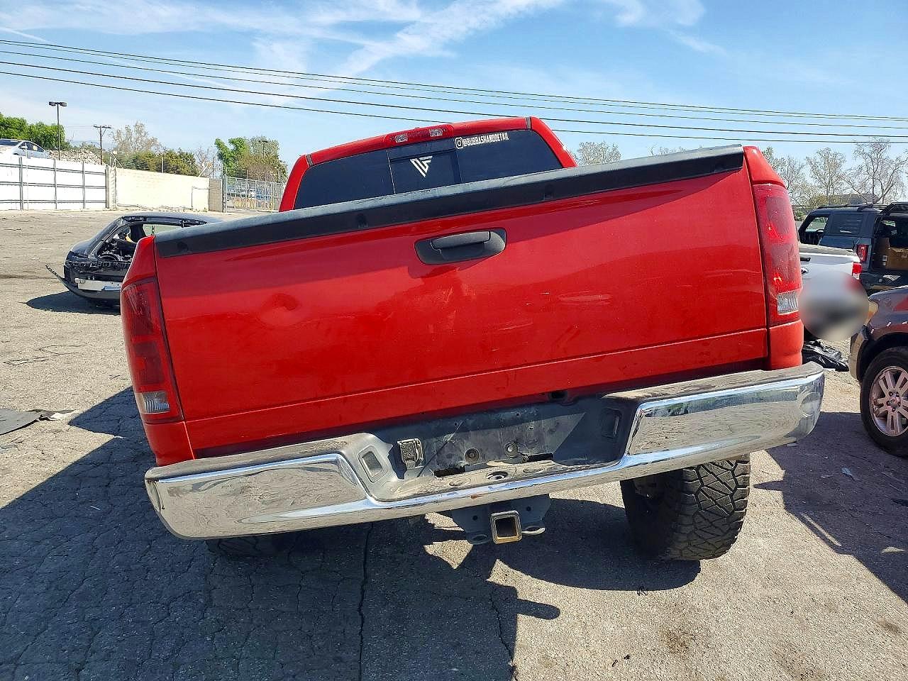 2006 Dodge Ram 1500 Red vin: 3D7KR19D86G277077