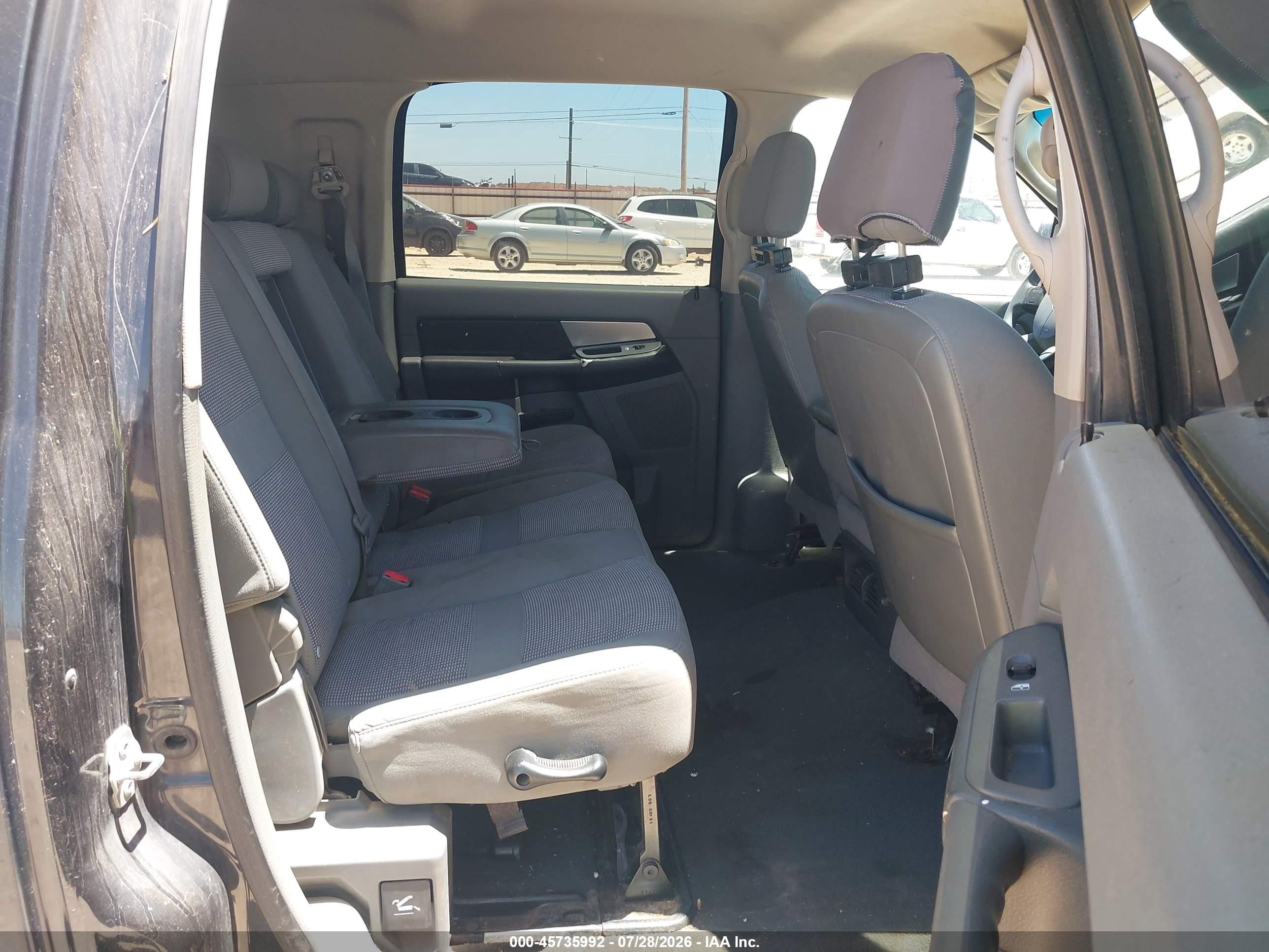 2007 Dodge Ram 1500 Slt Black vin: 3D7KR19D97G853390