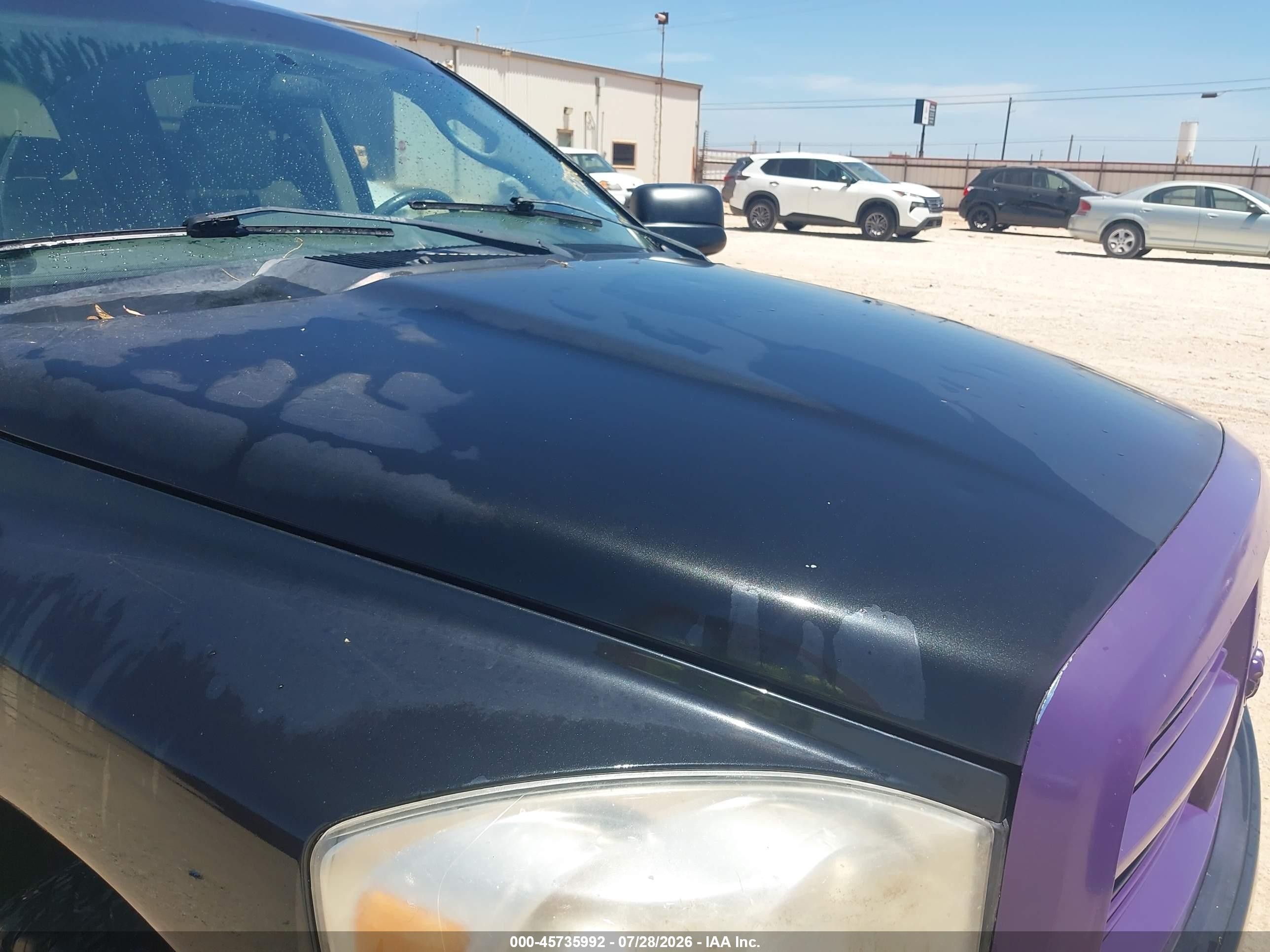 2007 Dodge Ram 1500 Slt Black vin: 3D7KR19D97G853390