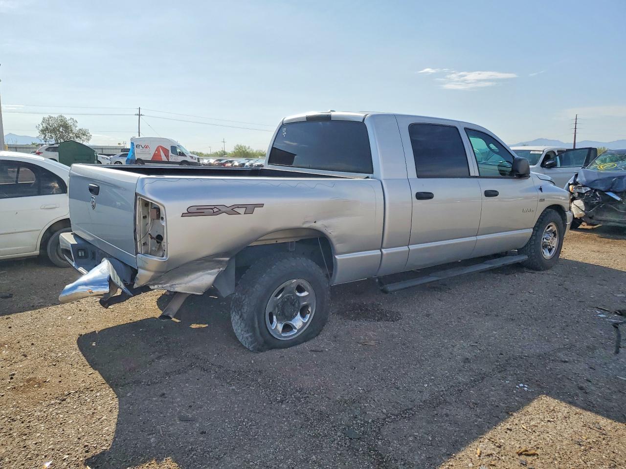 2008 Dodge Ram 1500 Silver vin: 3D7KR19DX8G104776