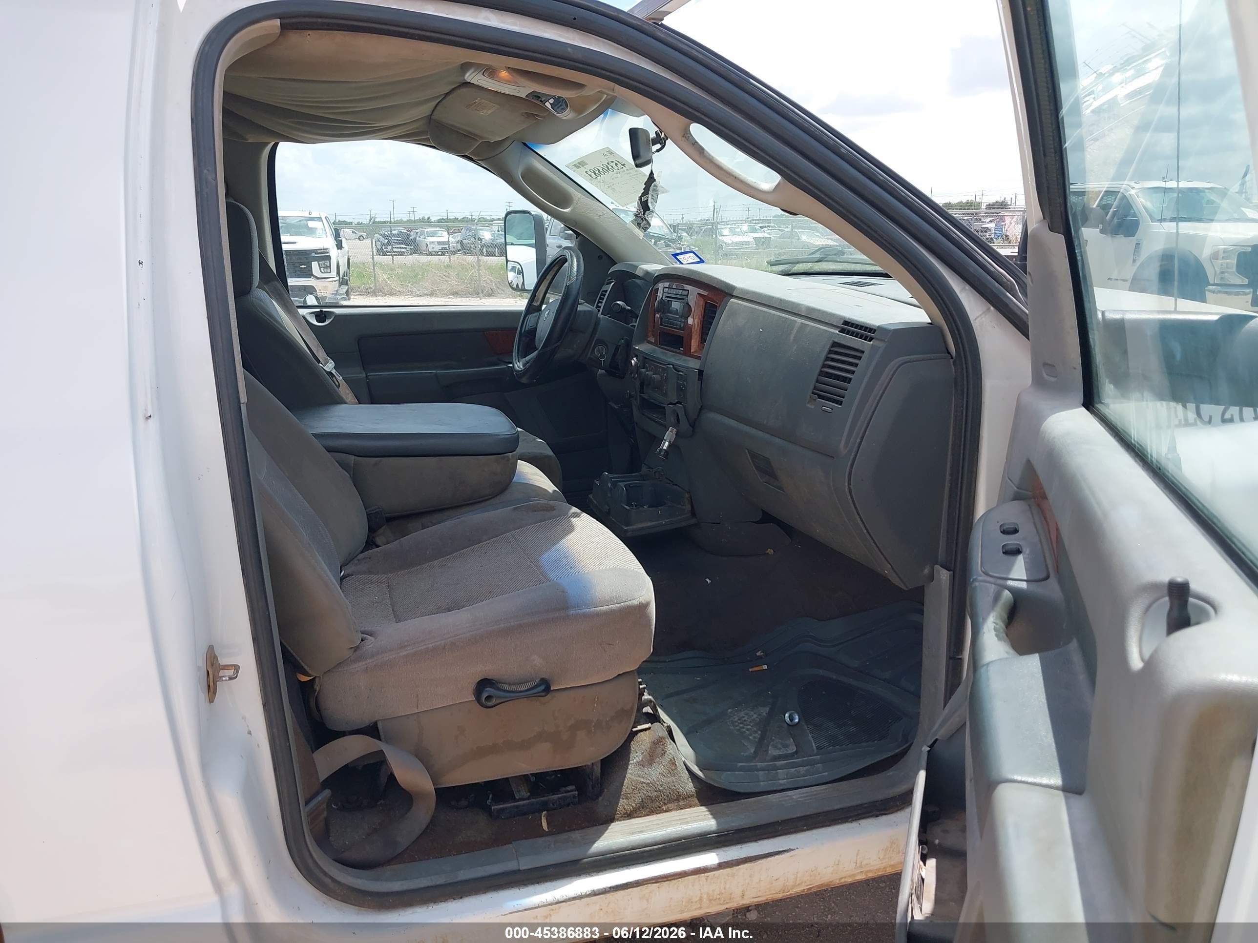 2006 Dodge Ram 2500 Slt/sport White vin: 3D7KR26C16G215134
