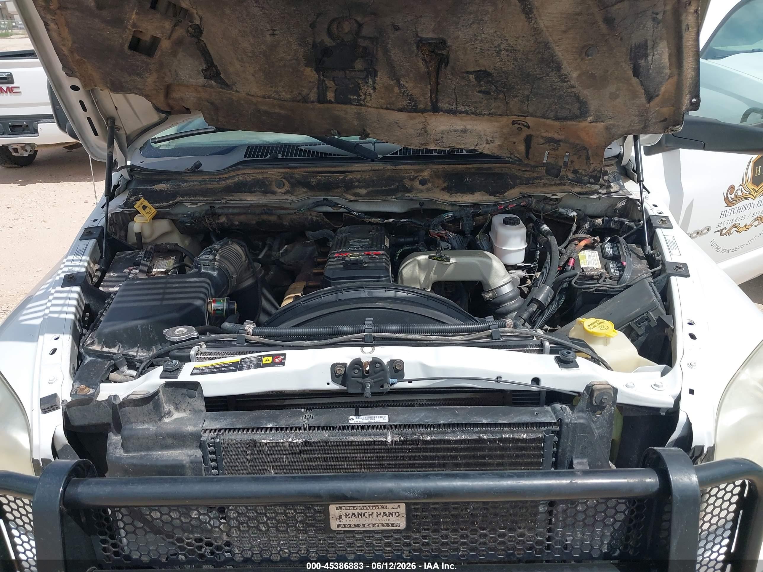 2006 Dodge Ram 2500 Slt/sport White vin: 3D7KR26C16G215134