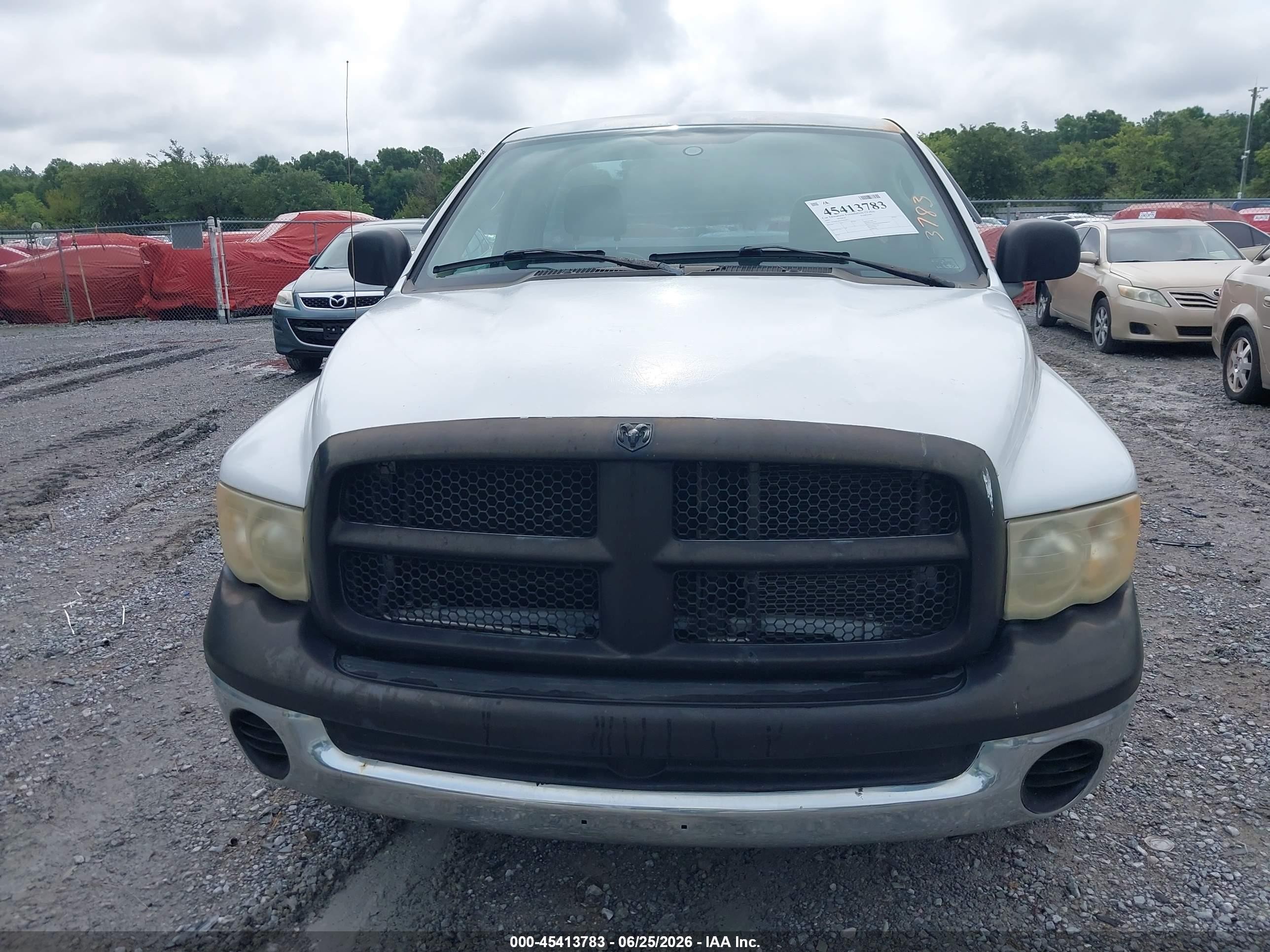 2005 Dodge Ram 2500 St White vin: 3D7KR26D15G832072