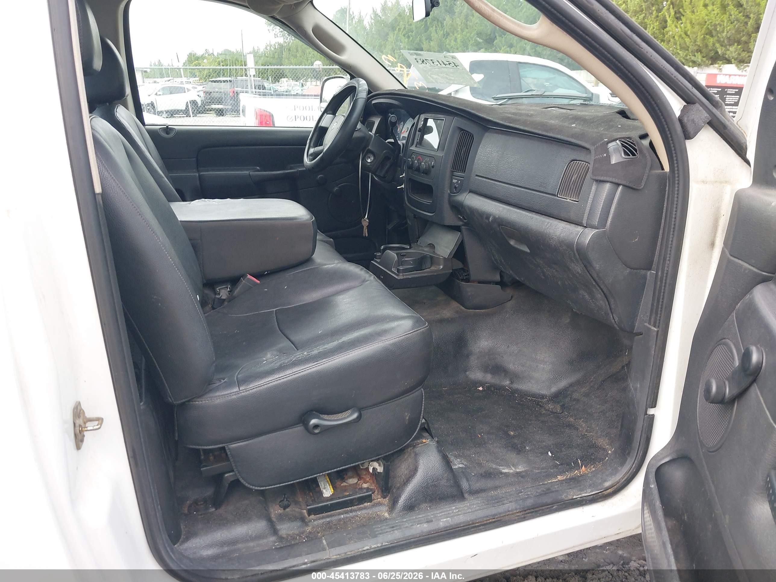 2005 Dodge Ram 2500 St White vin: 3D7KR26D15G832072