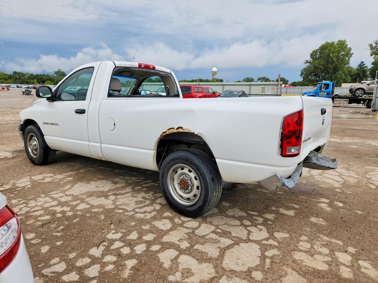 2005 Dodge Ram 2500 St White vin: 3D7KR26D45G831904