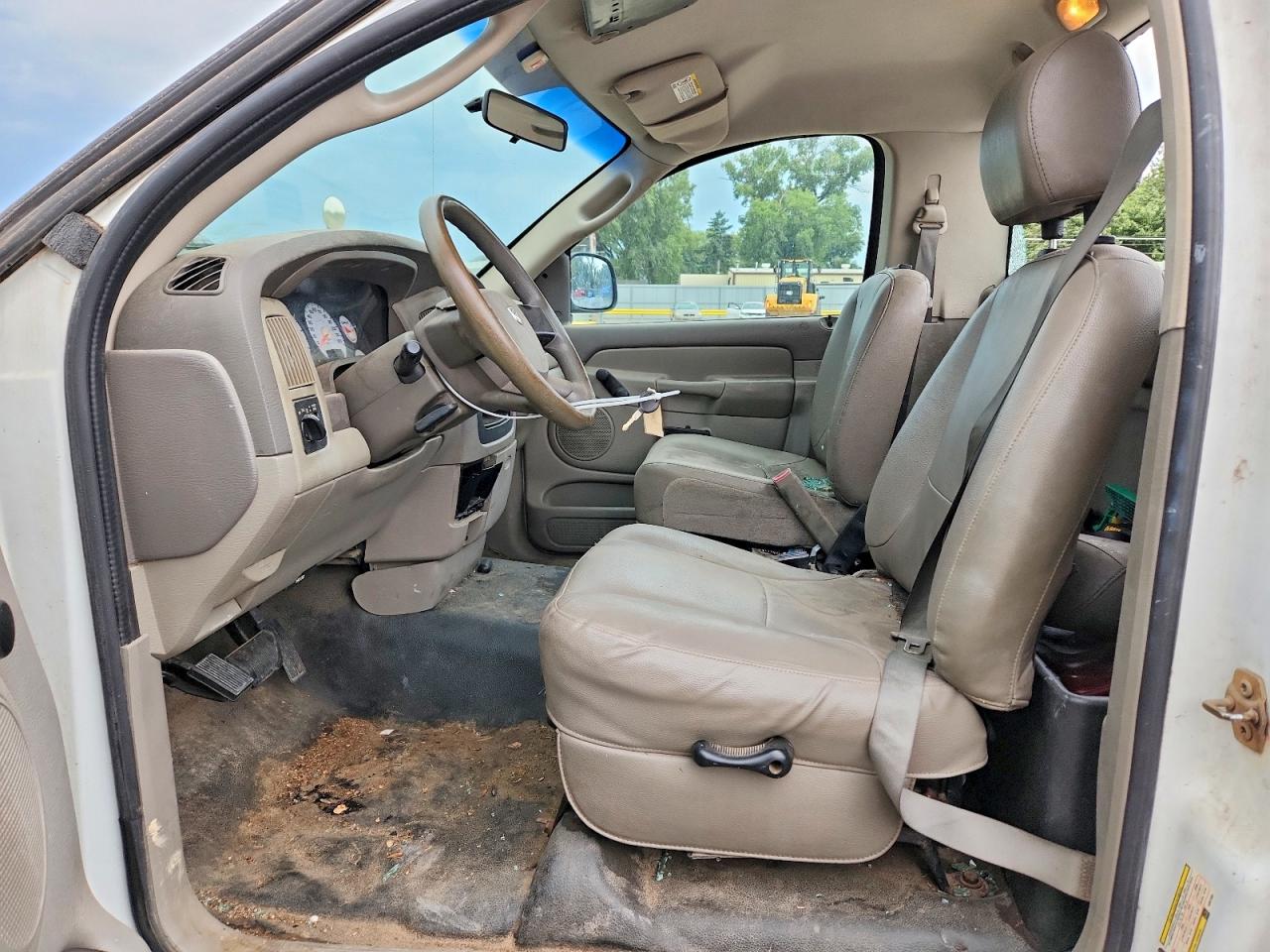 2005 Dodge Ram 2500 St White vin: 3D7KR26D45G831904