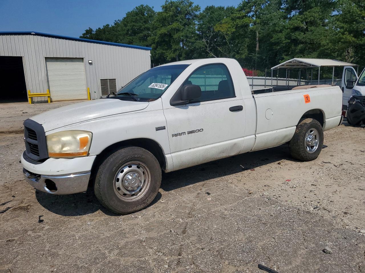 2006 Dodge Ram 2500 St White vin: 3D7KR26D46G141331