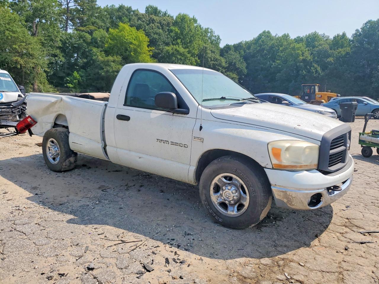 2006 Dodge Ram 2500 St White vin: 3D7KR26D46G141331