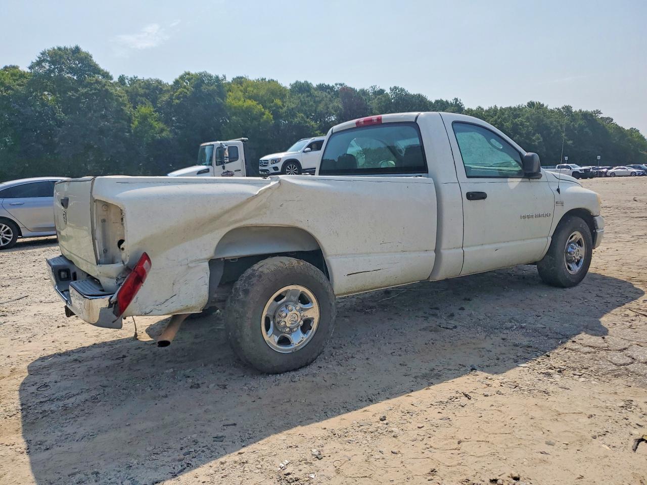2006 Dodge Ram 2500 St White vin: 3D7KR26D46G141331