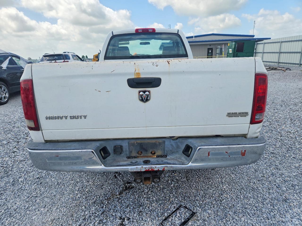 2006 Dodge Ram 2500 St/slt White vin: 3D7KR26D96G270388