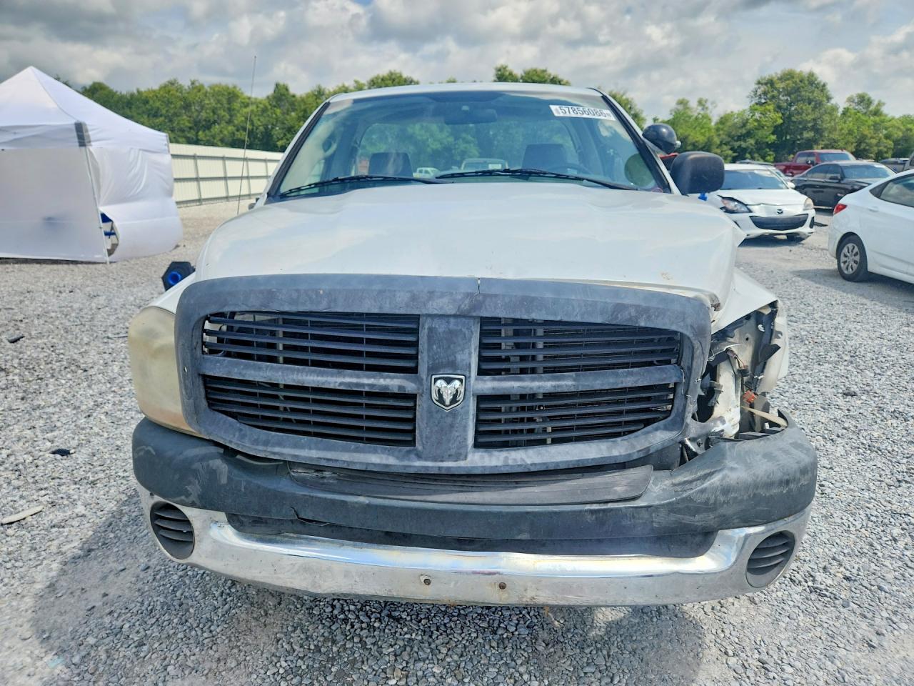 2006 Dodge Ram 2500 St/slt White vin: 3D7KR26D96G270388