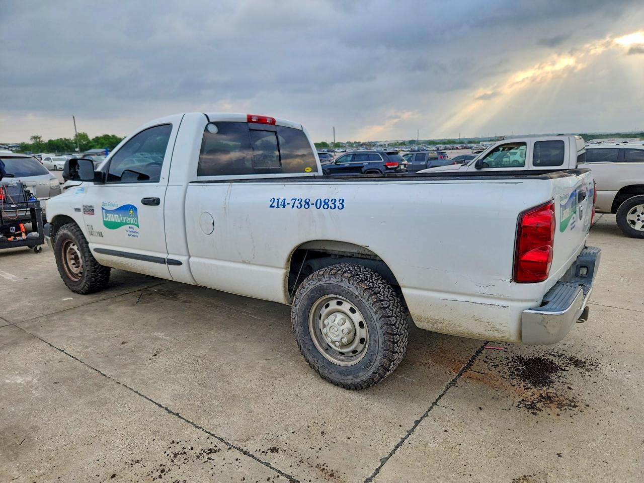 2007 Dodge Ram 2500 St White vin: 3D7KR26D97G761576