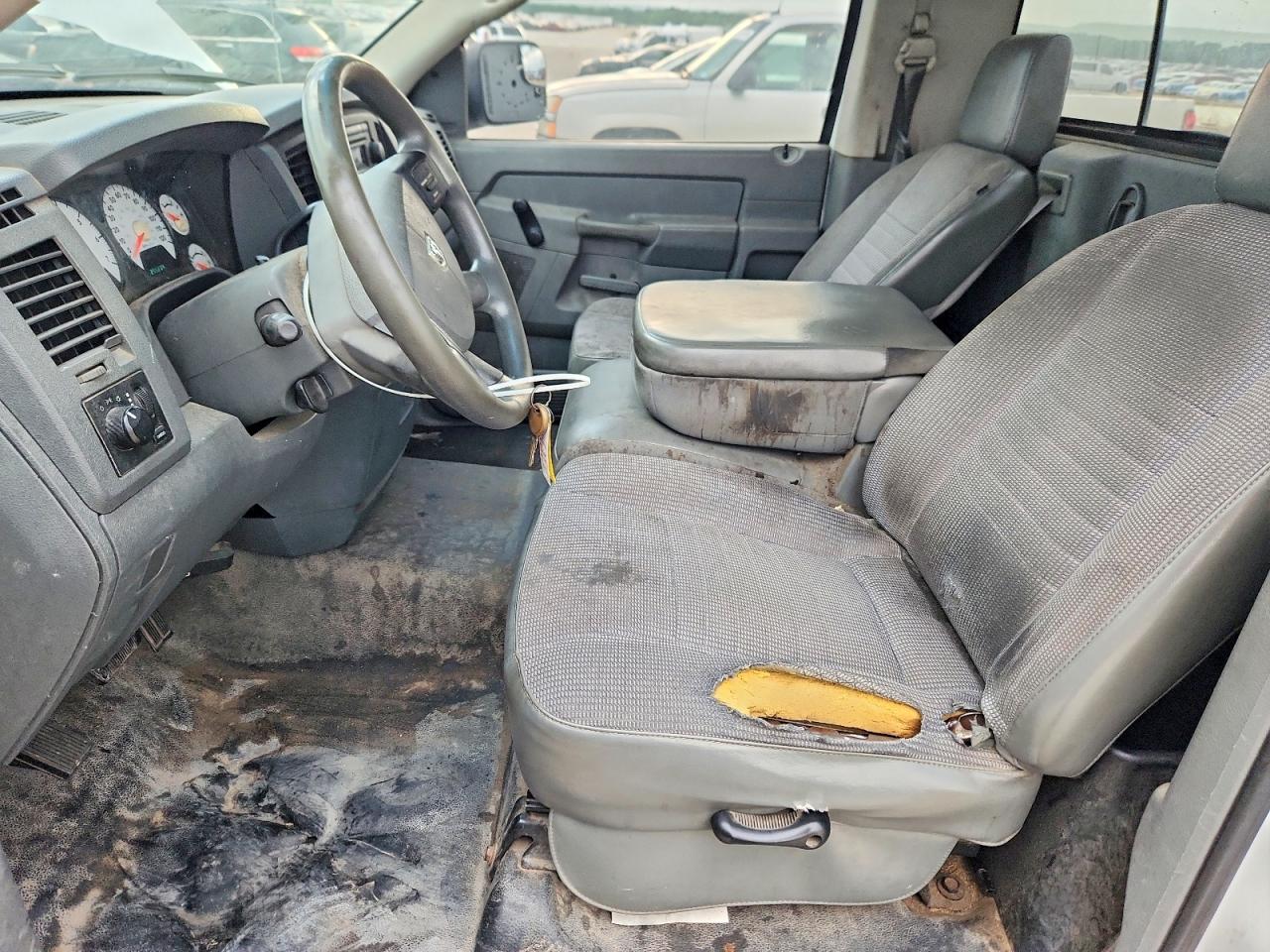 2007 Dodge Ram 2500 St White vin: 3D7KR26D97G761576