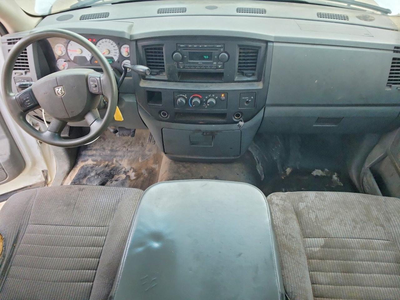 2007 Dodge Ram 2500 St White vin: 3D7KR26D97G761576