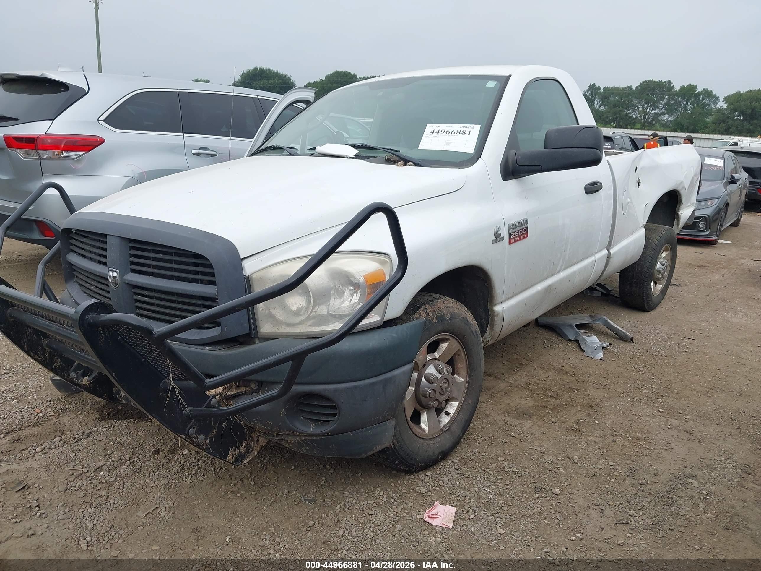 2009 Dodge Ram 2500 St White vin: 3D7KR26L49G547301