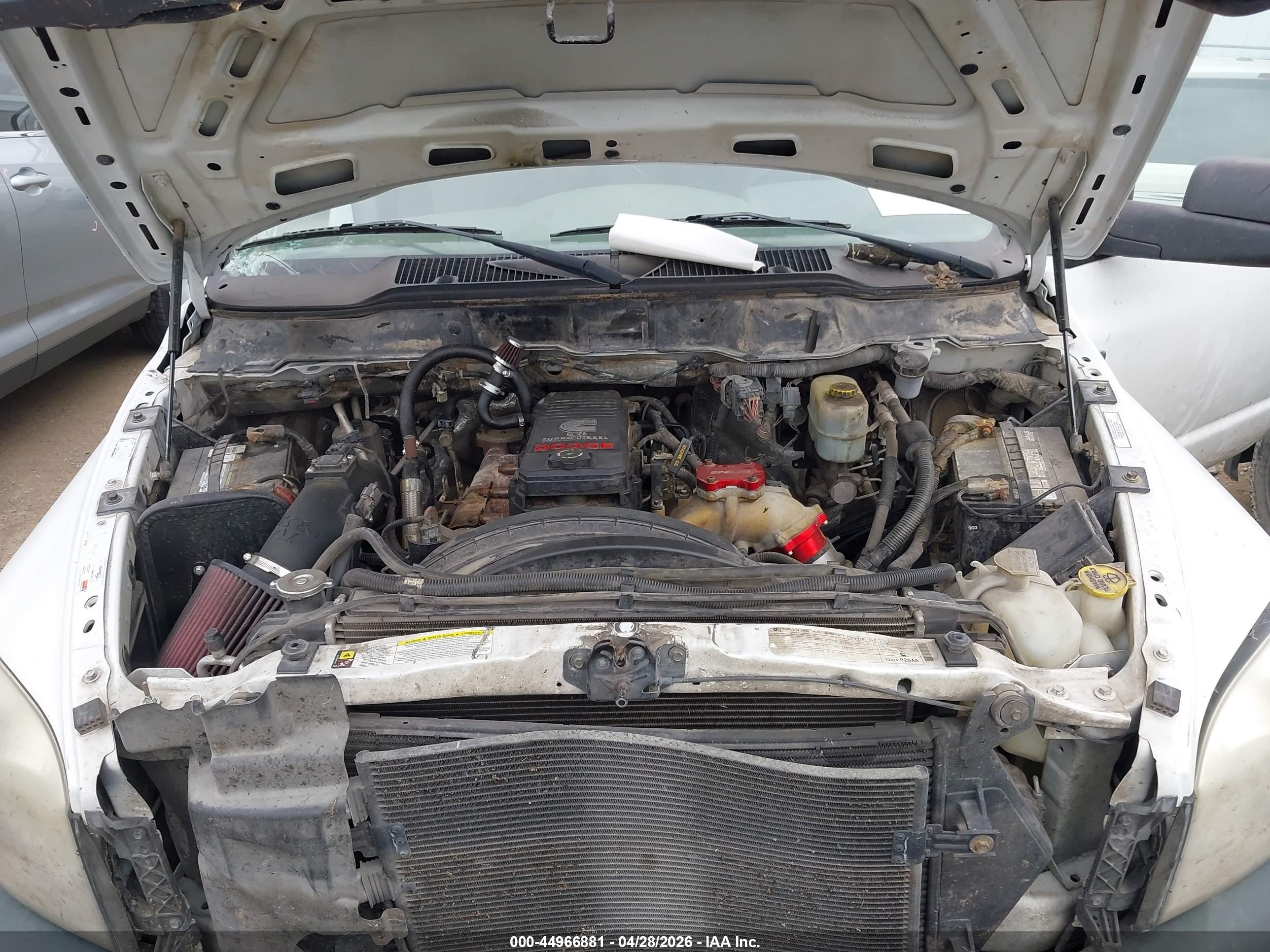 2009 Dodge Ram 2500 St White vin: 3D7KR26L49G547301