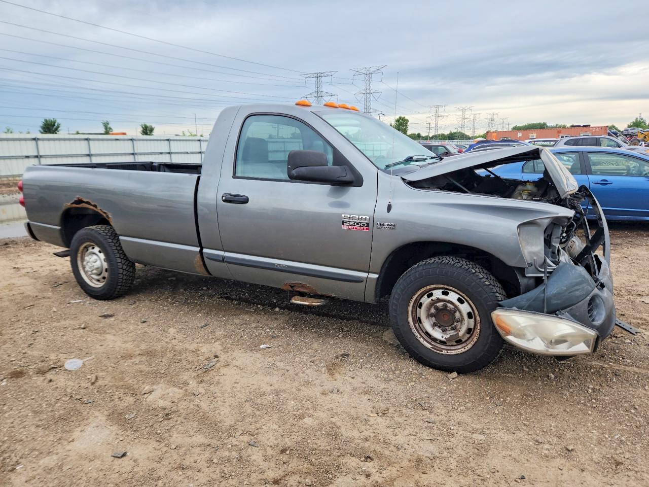 2009 Dodge Ram 2500 Gray vin: 3D7KR26T69G512677
