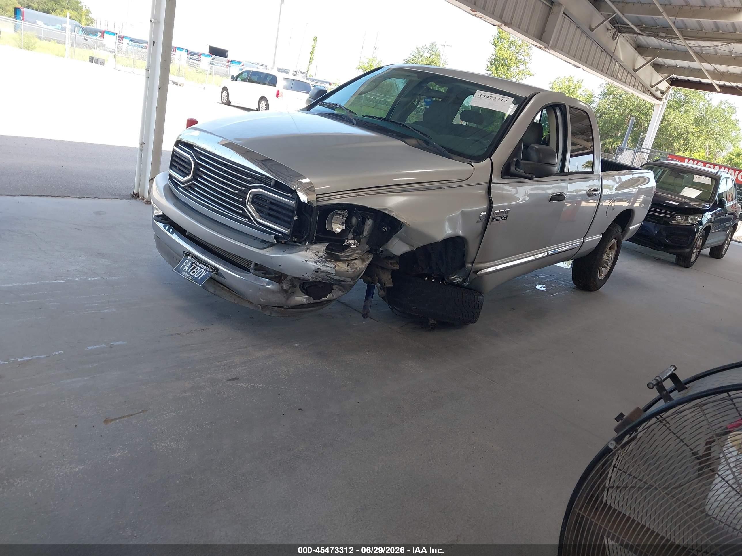 2008 Dodge Ram 2500 Slt Silver vin: 3D7KR28A68G166589
