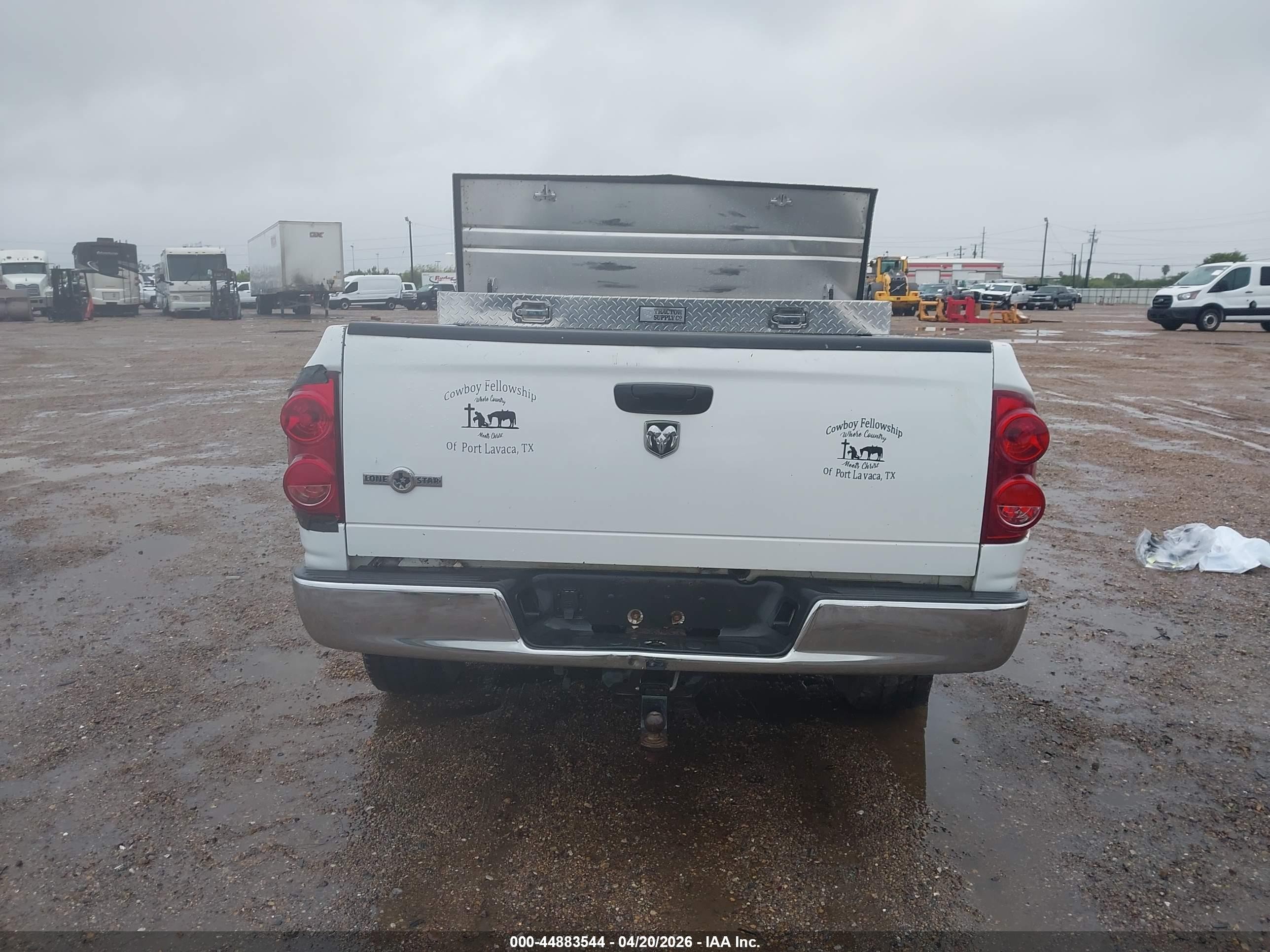 2008 Dodge Ram 2500 Slt White vin: 3D7KR28A78G150126