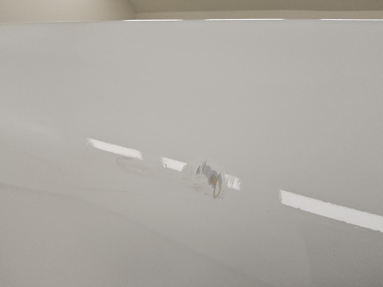 2005 Dodge Ram 2500 St White vin: 3D7KR28C05G812903 Damage: Right Bed Side, Dent(S) W/ Paint Dmg, 1 To 2 Inches