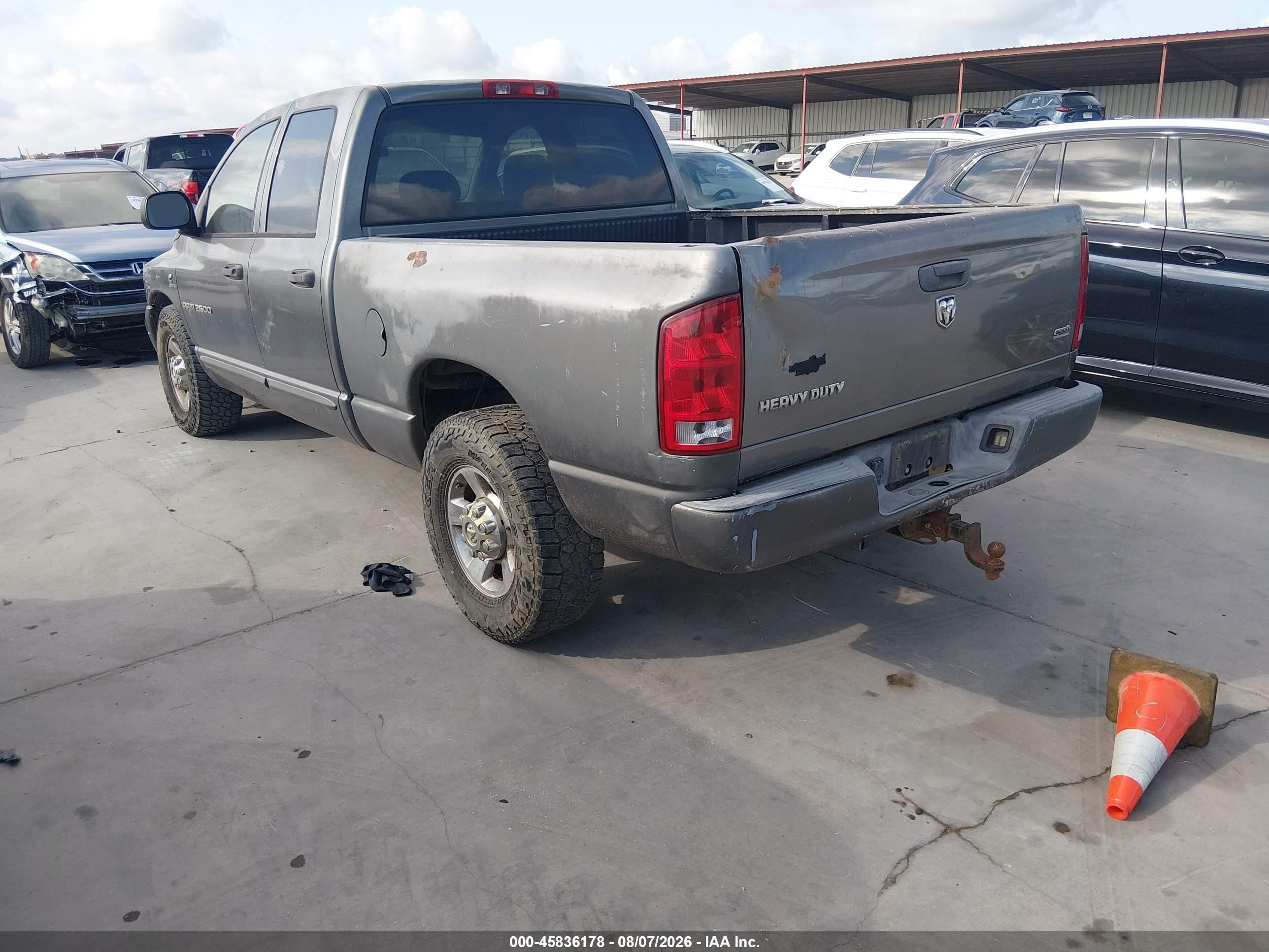 2006 Dodge Ram 2500 Slt/sport Gray vin: 3D7KR28C06G108640