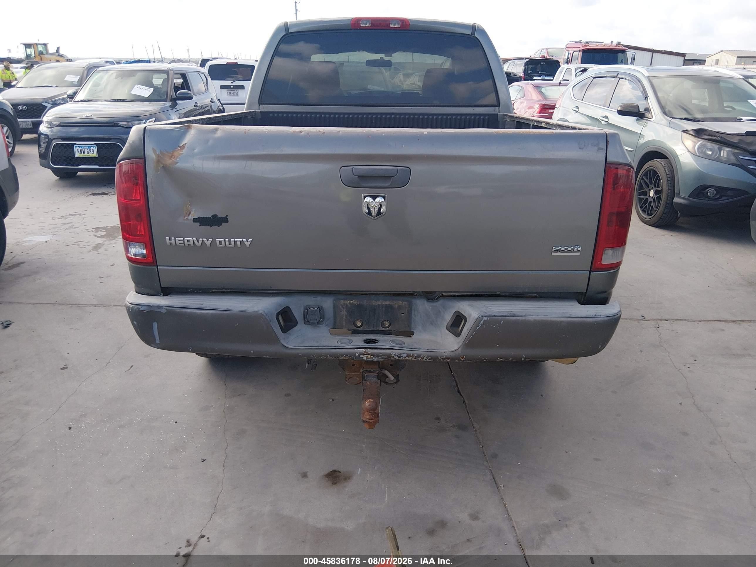 2006 Dodge Ram 2500 Slt/sport Gray vin: 3D7KR28C06G108640