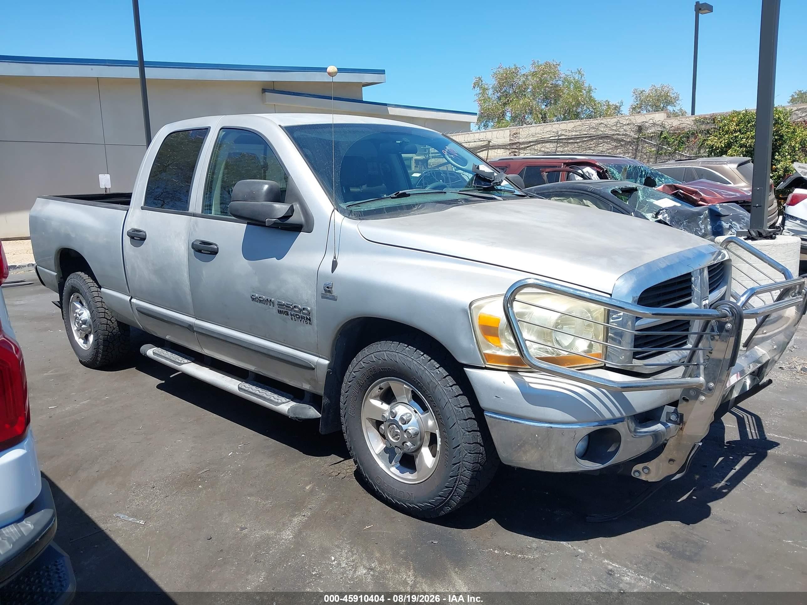 2006 Dodge Ram 2500 Slt/sport Silver vin: 3D7KR28C16G209038