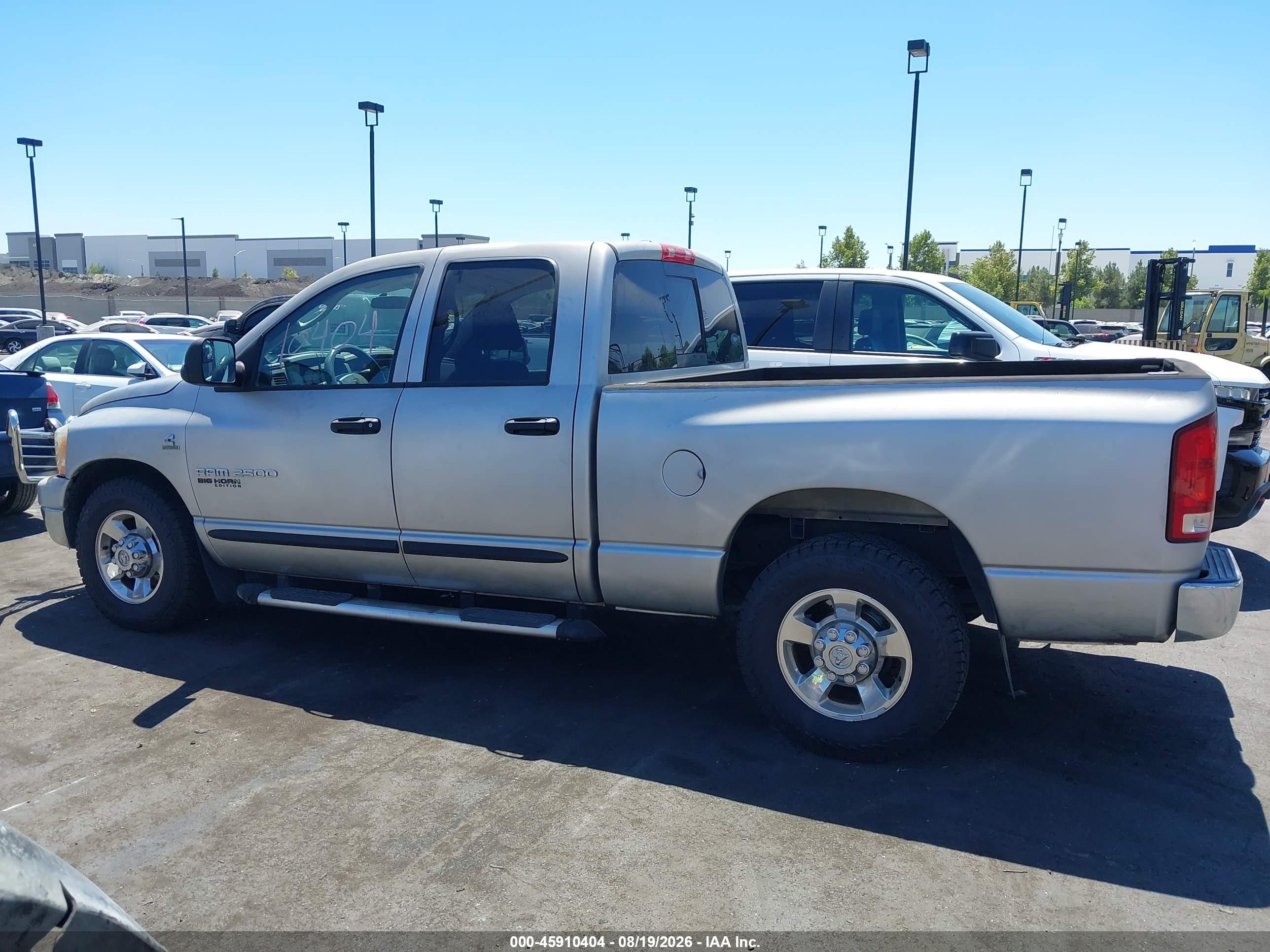 2006 Dodge Ram 2500 Slt/sport Silver vin: 3D7KR28C16G209038