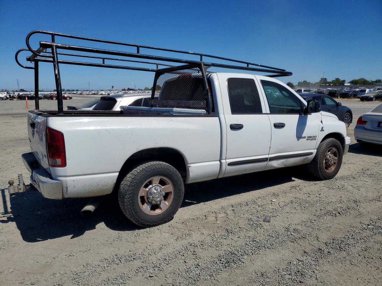 2006 Dodge Ram 2500 St White vin: 3D7KR28C26G249287