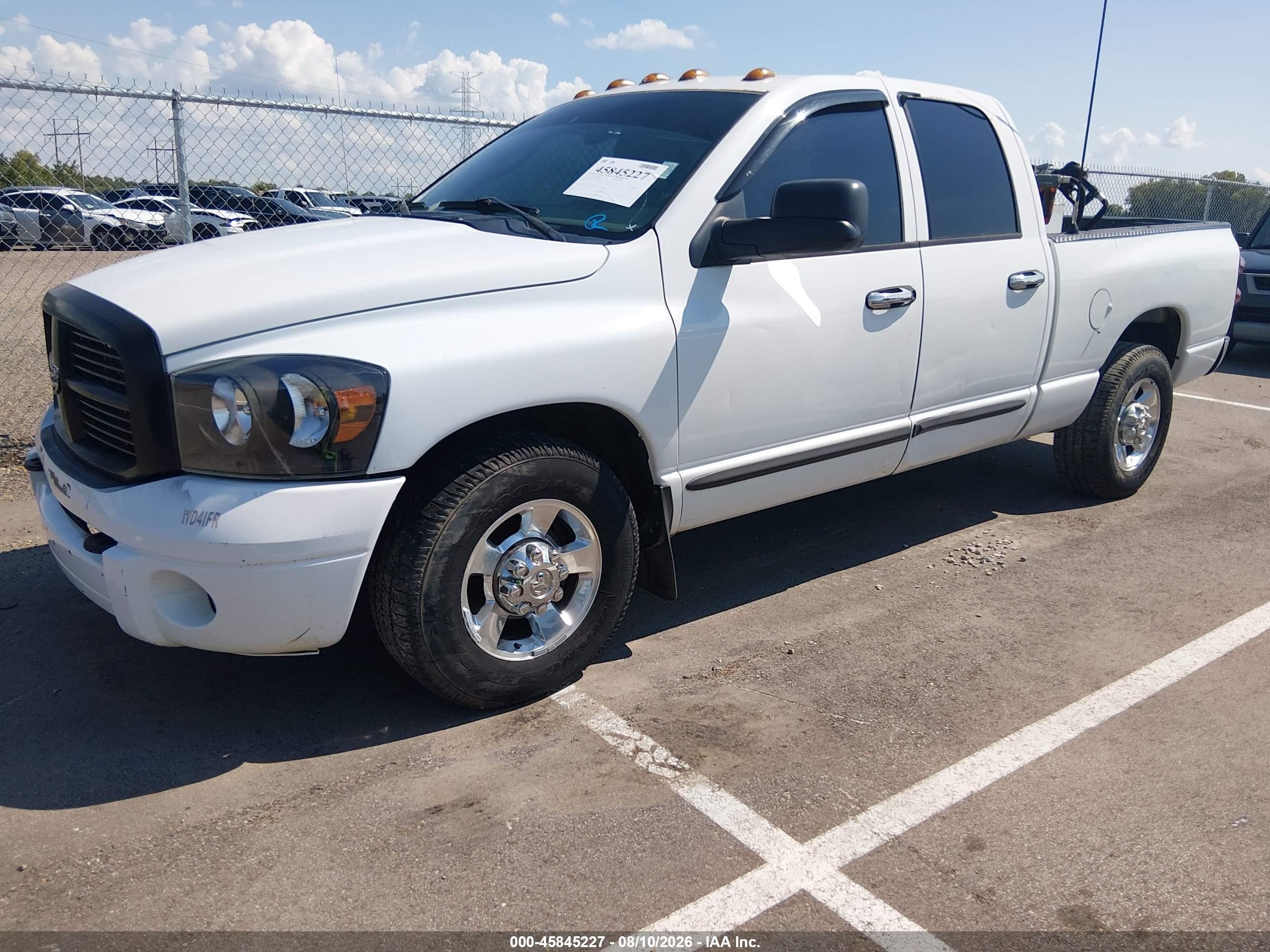 2007 Dodge Ram 2500 Slt/sport Белый vin: 3D7KR28C47G761280