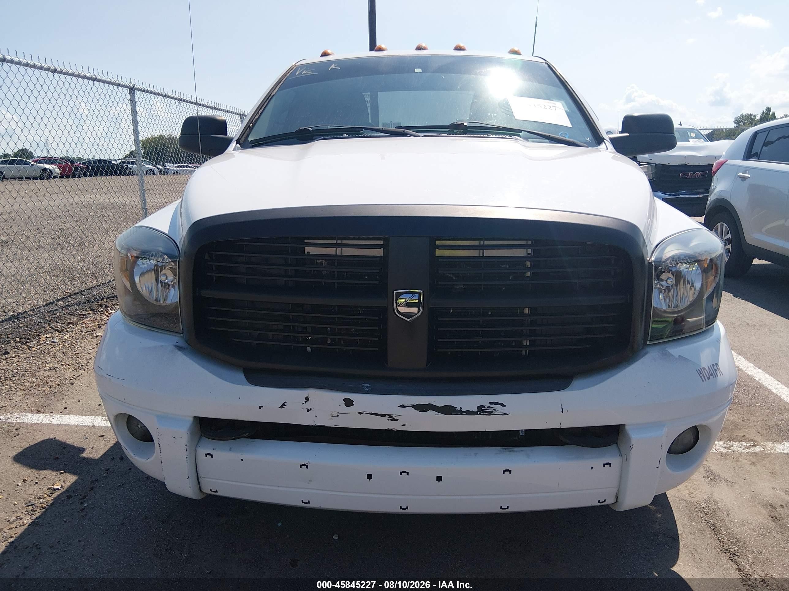 2007 Dodge Ram 2500 Slt/sport Белый vin: 3D7KR28C47G761280