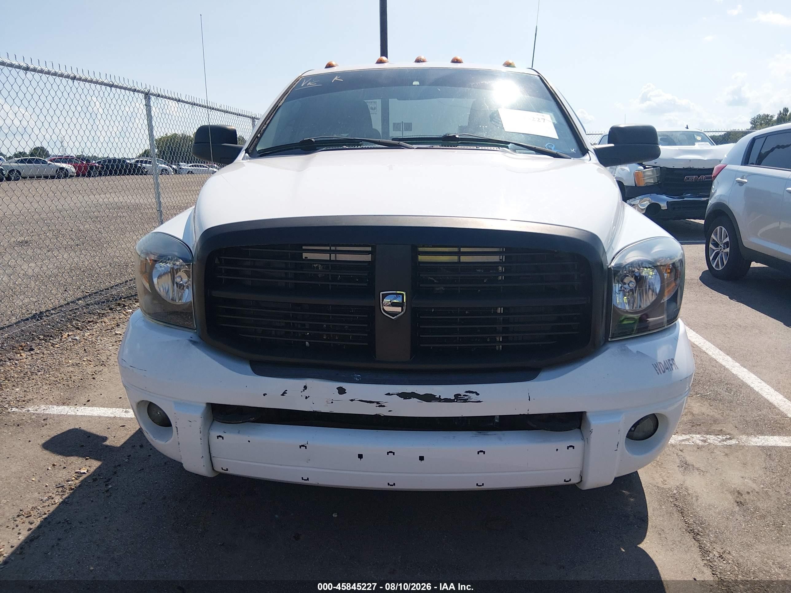 2007 Dodge Ram 2500 Slt/sport Белый vin: 3D7KR28C47G761280