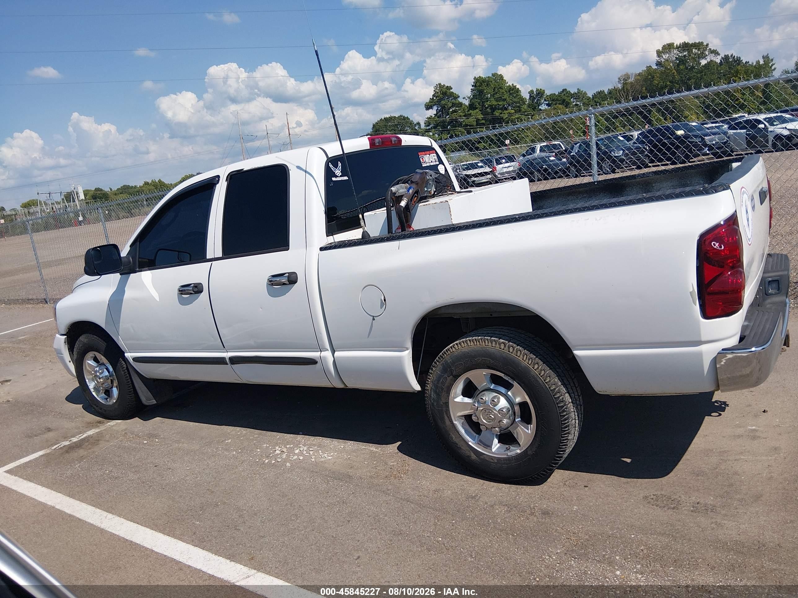 2007 Dodge Ram 2500 Slt/sport Белый vin: 3D7KR28C47G761280