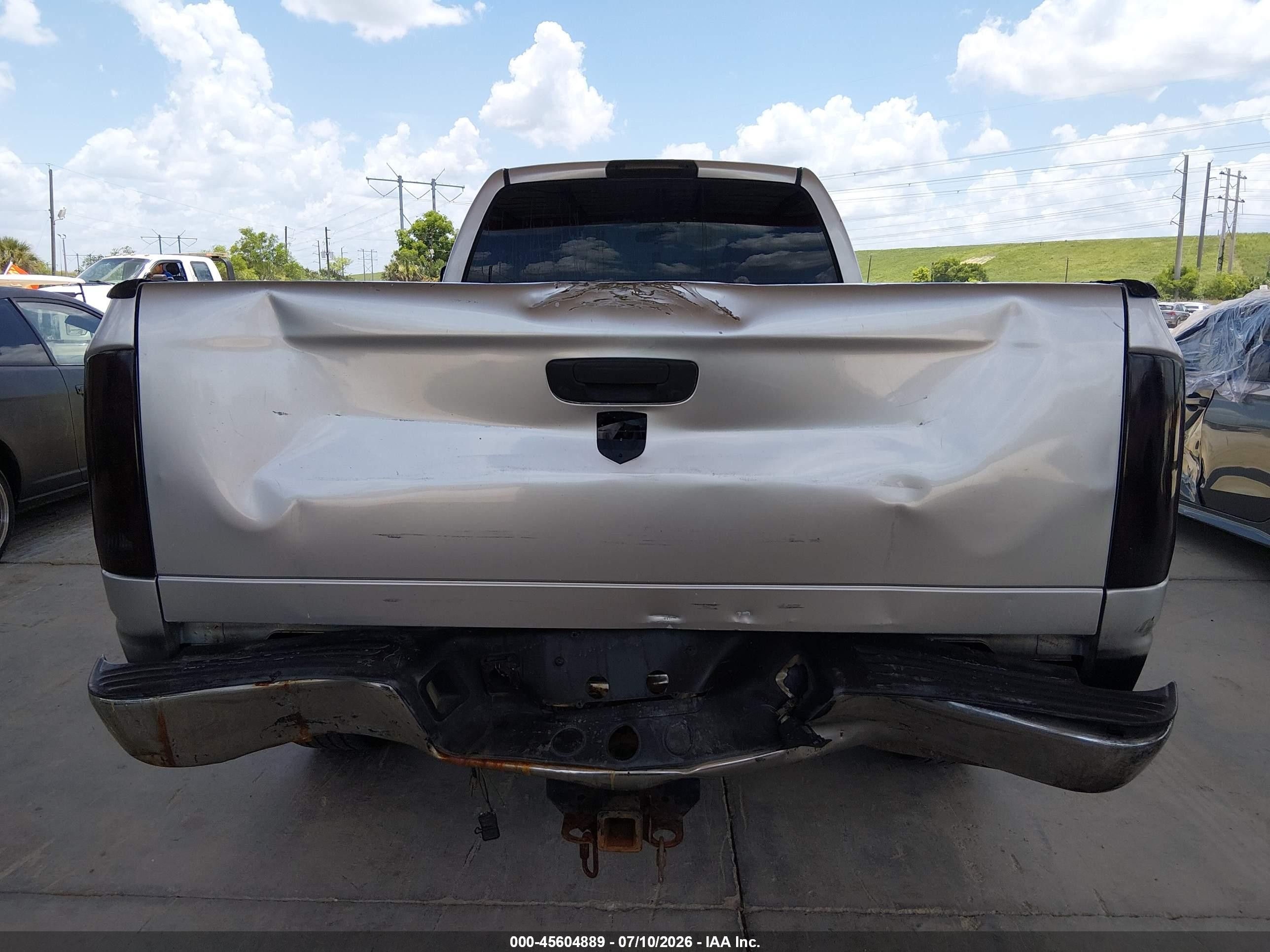 2006 Dodge Ram 2500 St Silver vin: 3D7KR28C56G279903