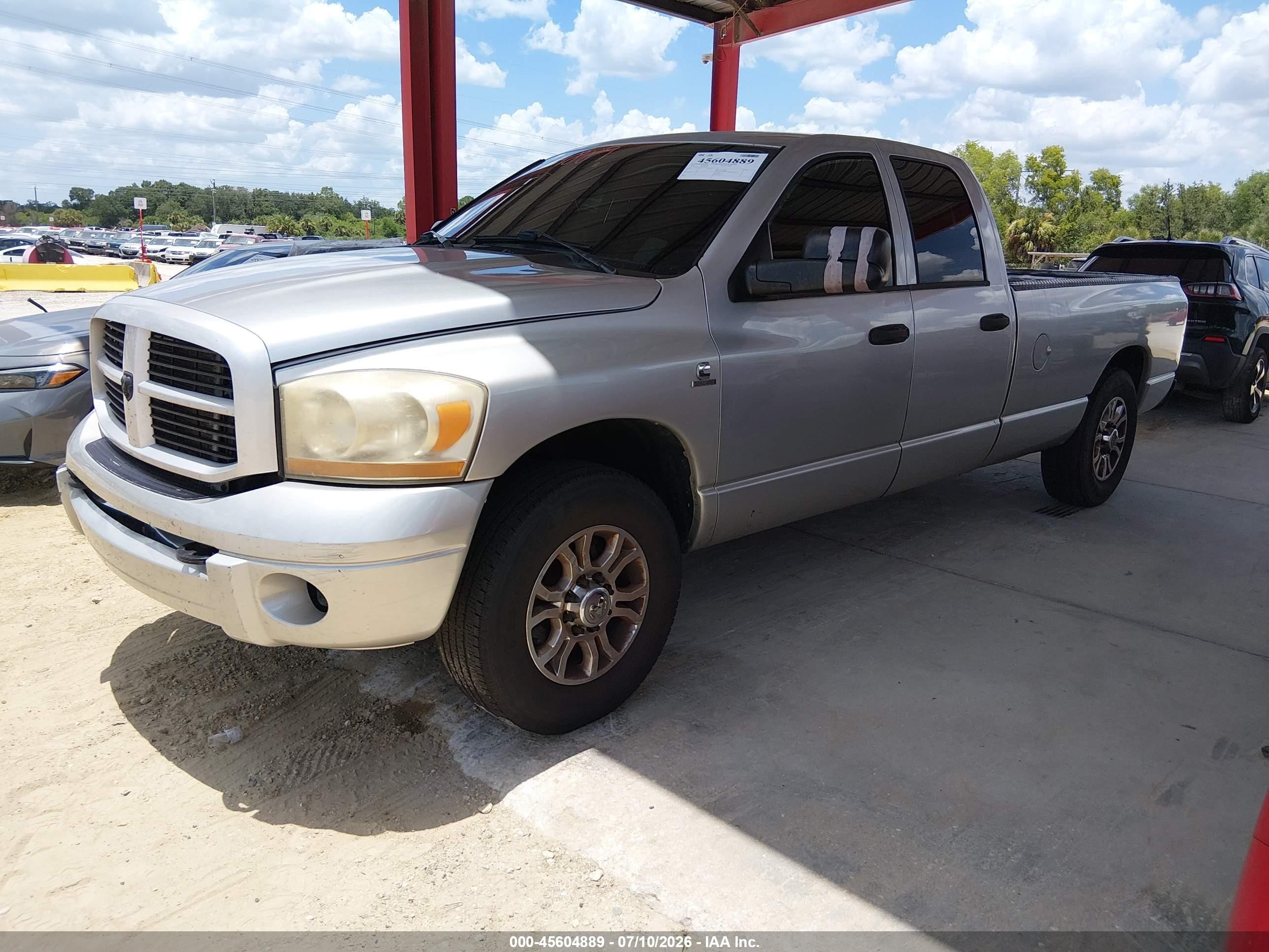 2006 Dodge Ram 2500 St Silver vin: 3D7KR28C56G279903