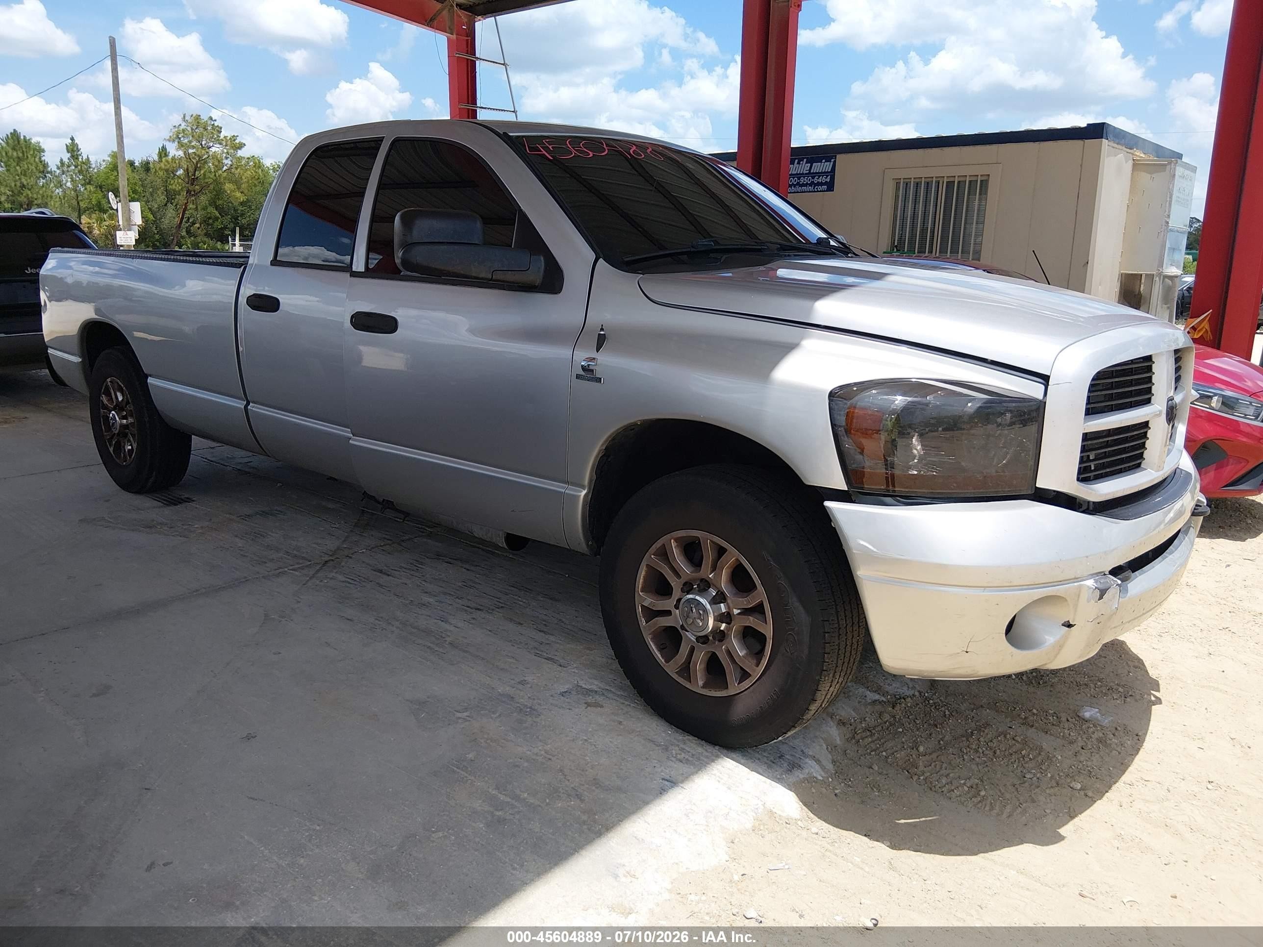 2006 Dodge Ram 2500 St Silver vin: 3D7KR28C56G279903