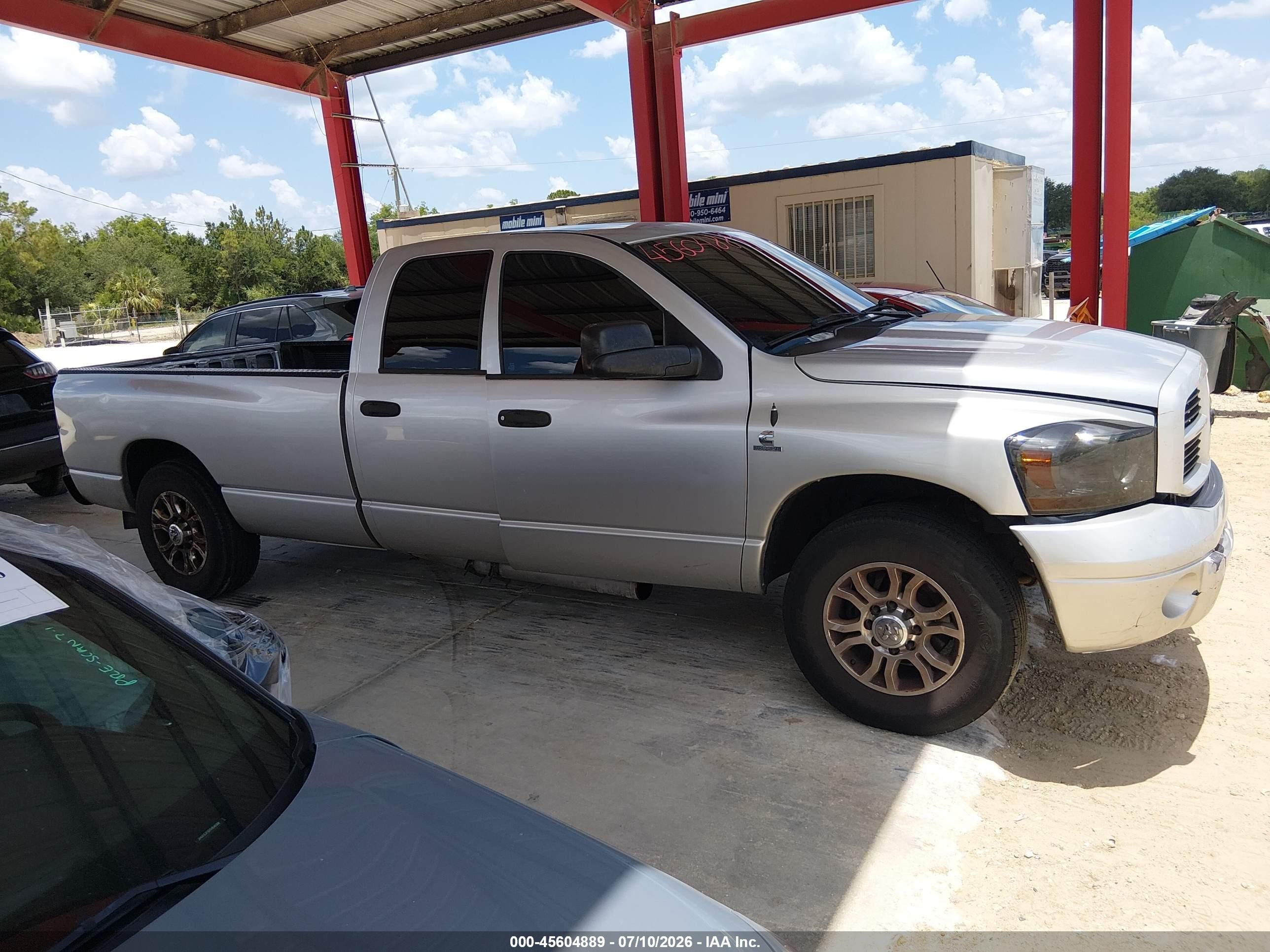 2006 Dodge Ram 2500 St Silver vin: 3D7KR28C56G279903